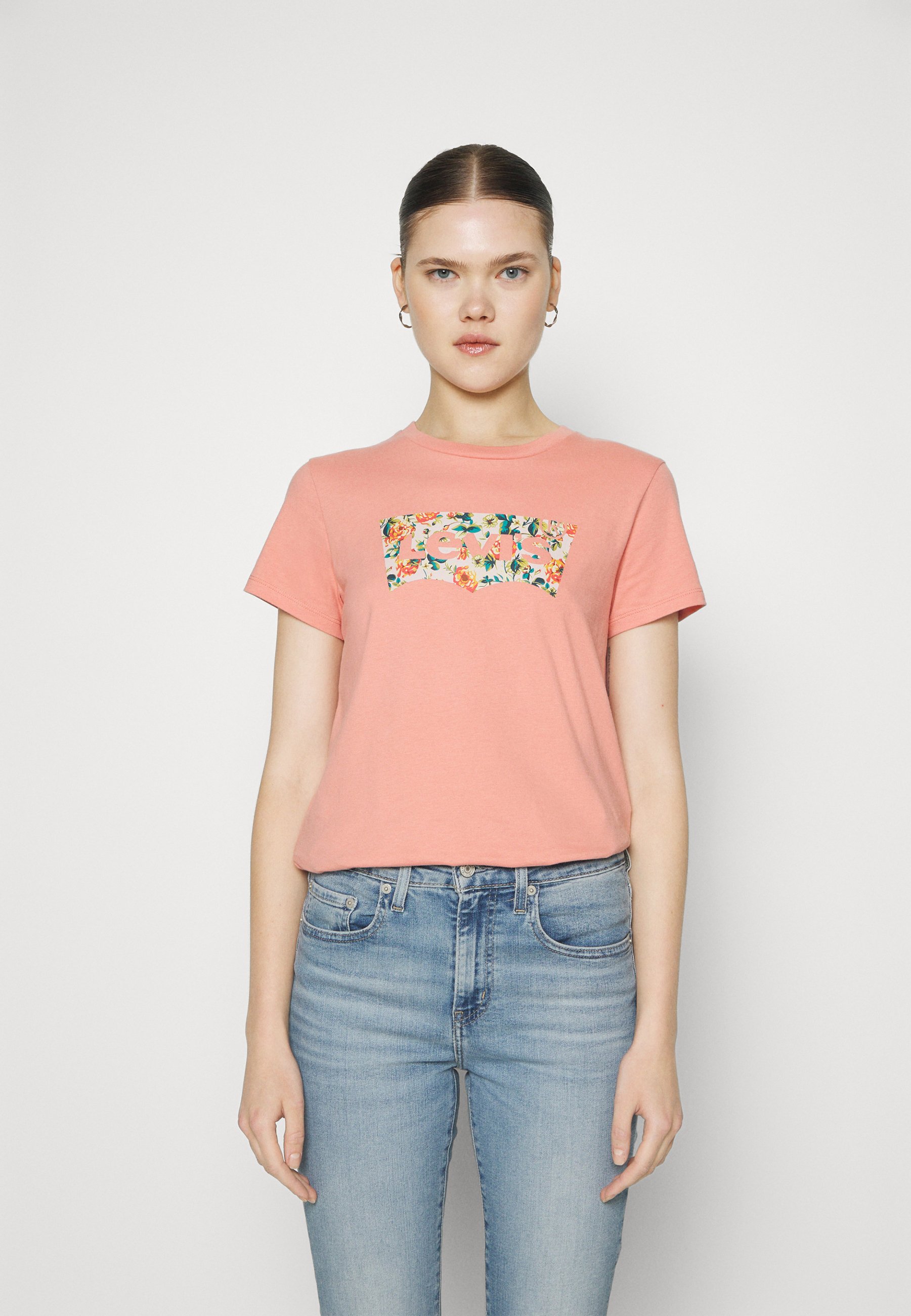 Levi's® THE PERFECT TEE - Print T-shirt - kinsley terra cotta/orange