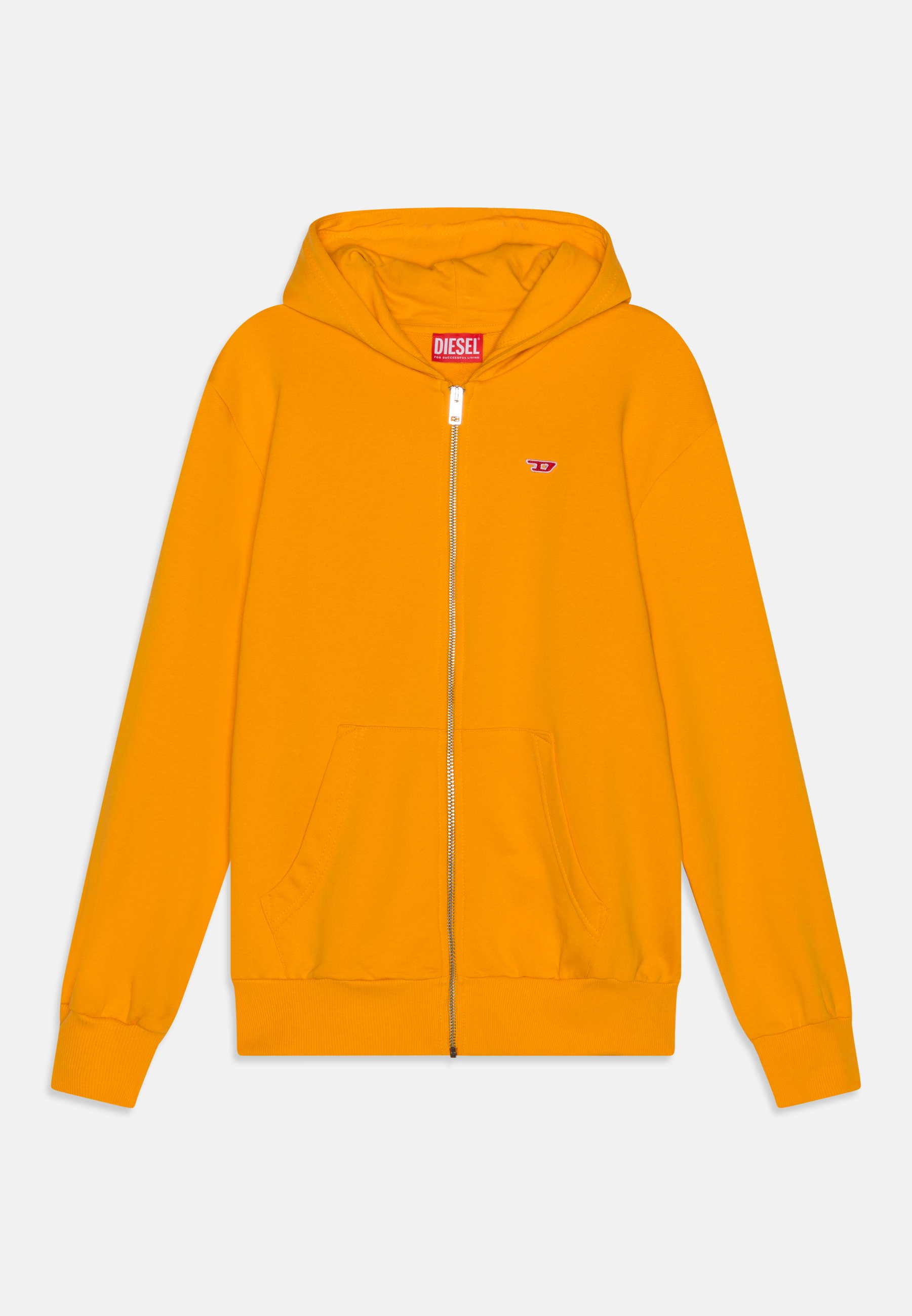 Diesel LSTEPPIU OVER UNISEX - Zip-up sweatshirt - giallo oro/yellow