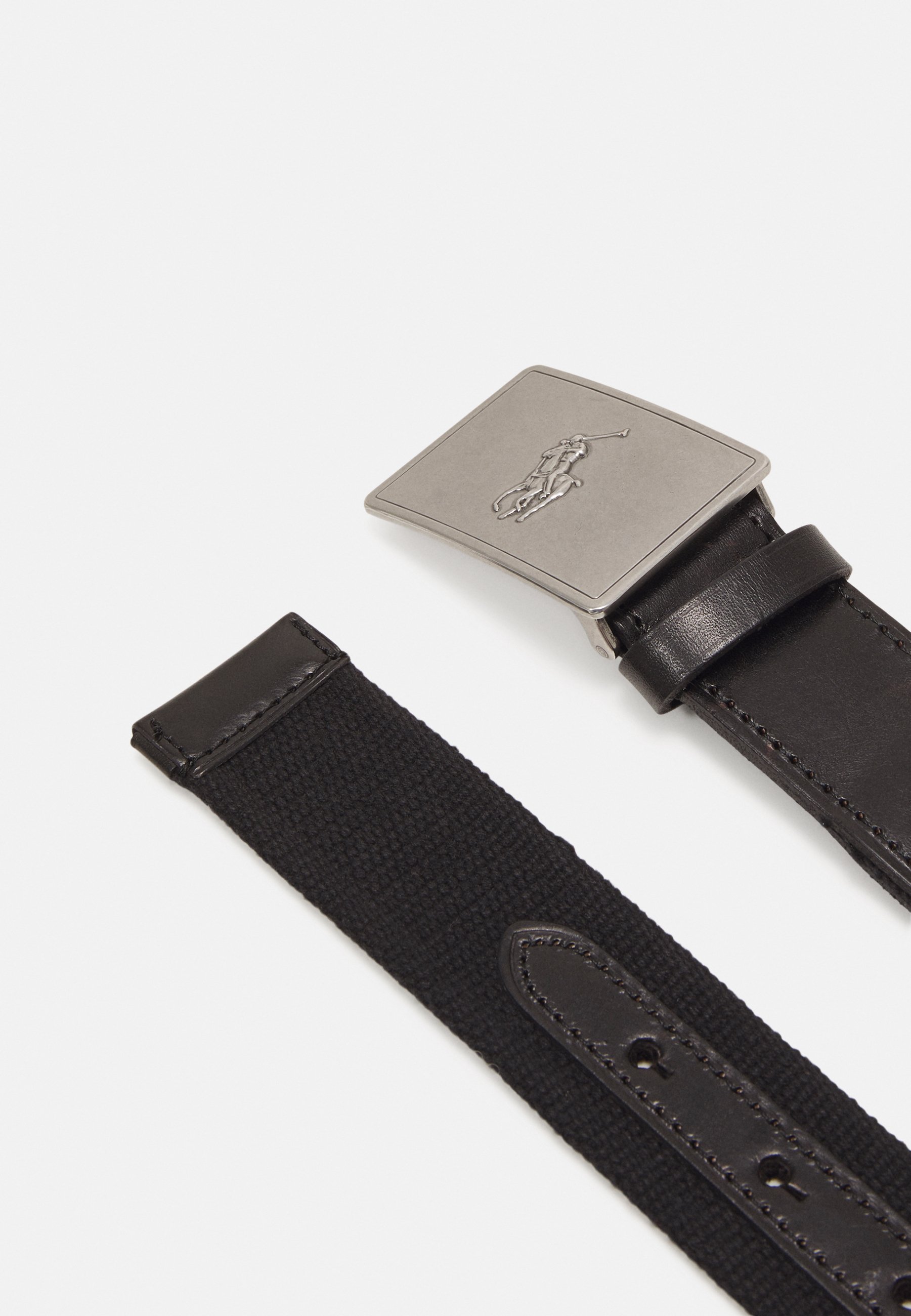 Polo Ralph Lauren PLAQUE BELT MEDIUM - Belt - black
