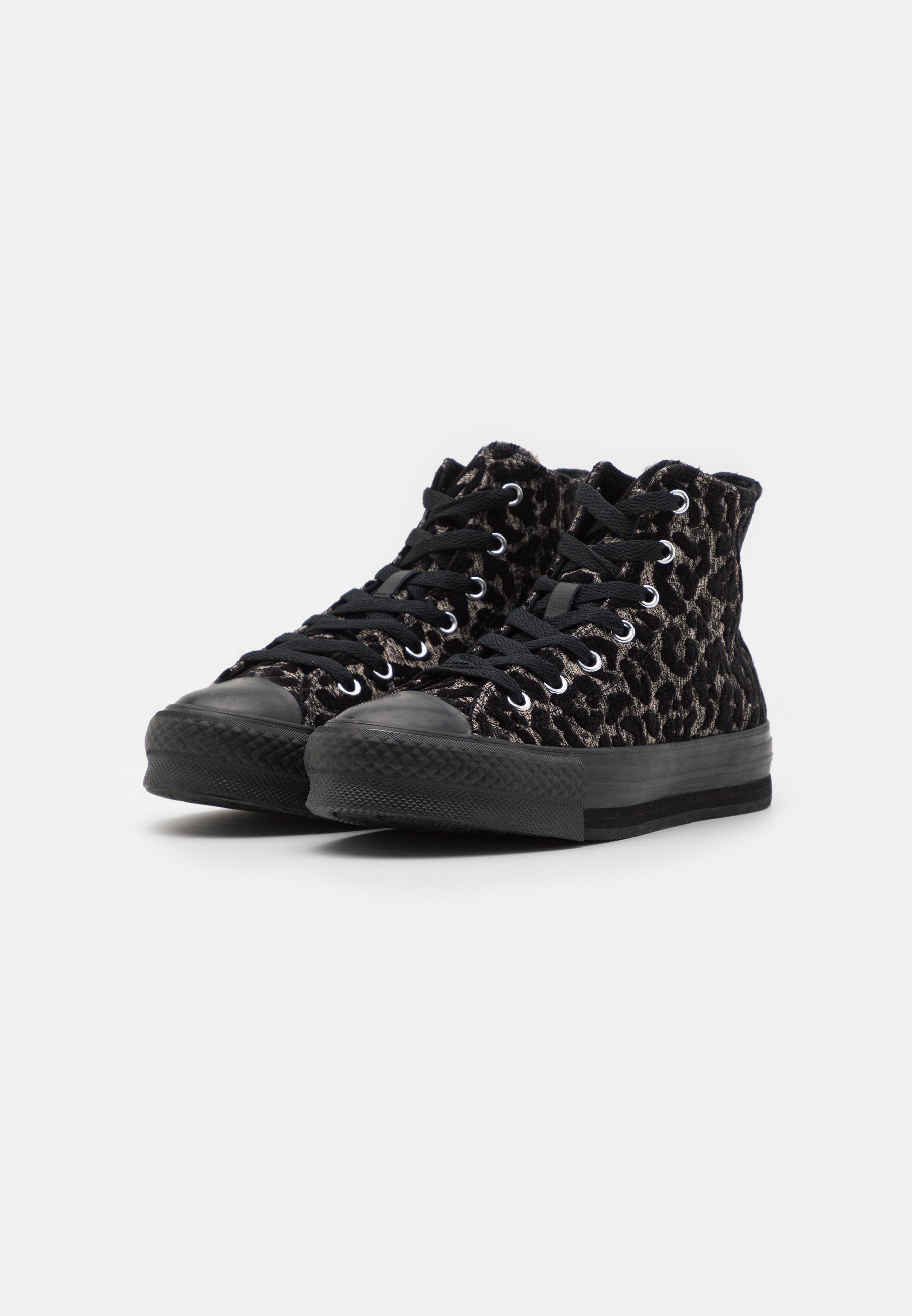 Converse CHUCK TAYLOR ALL STAR LIFT TEENS - High-top trainers - light fawn/black/black
