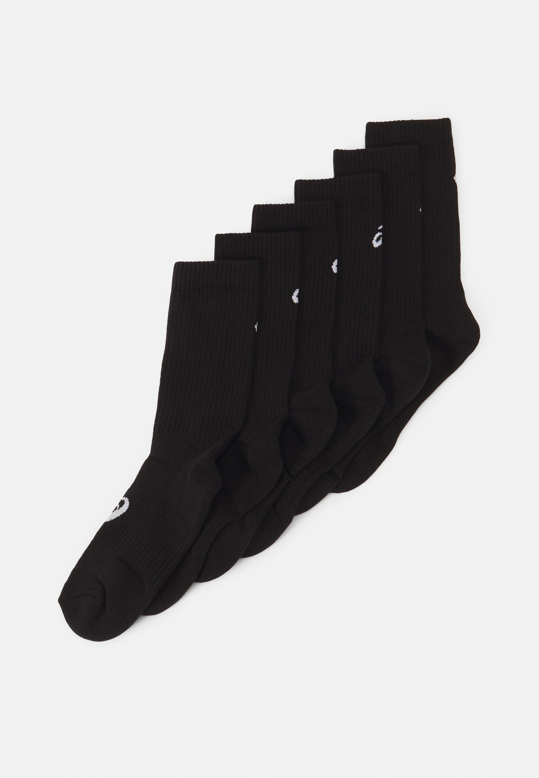 ASICS 6 PACK - Sports socks - performance black/black