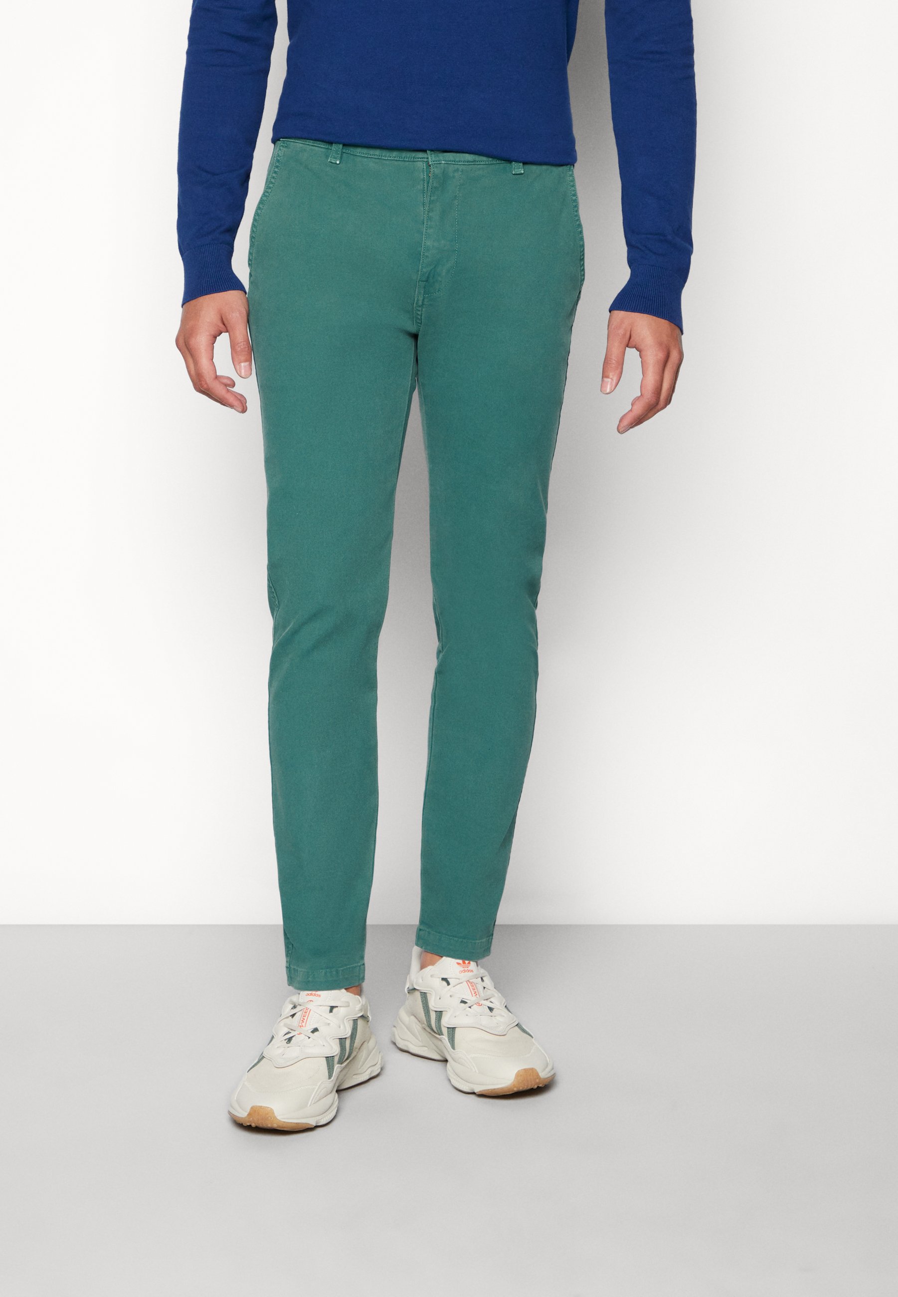Levi's® SLIM  - Chinos - atlantic deep shady/turquoise