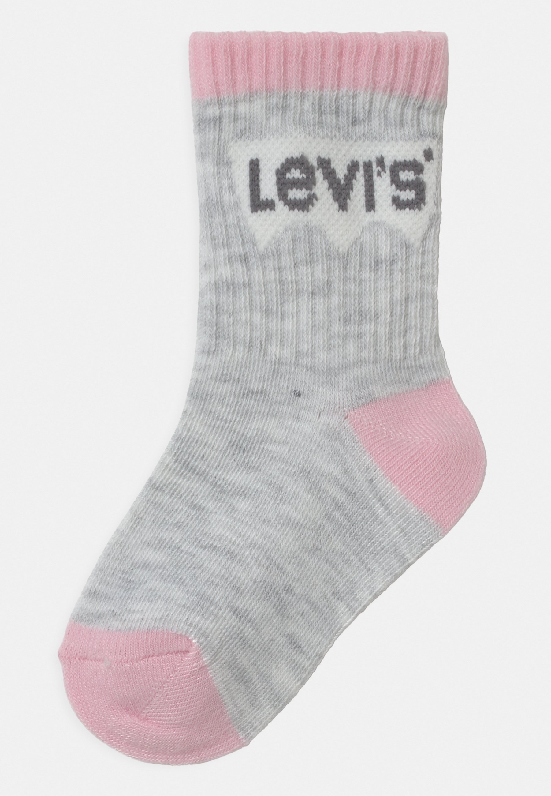 Levi's® BATWING REGULAR CUT 3 PACK UNISEX - Socks - fairy tale/pink