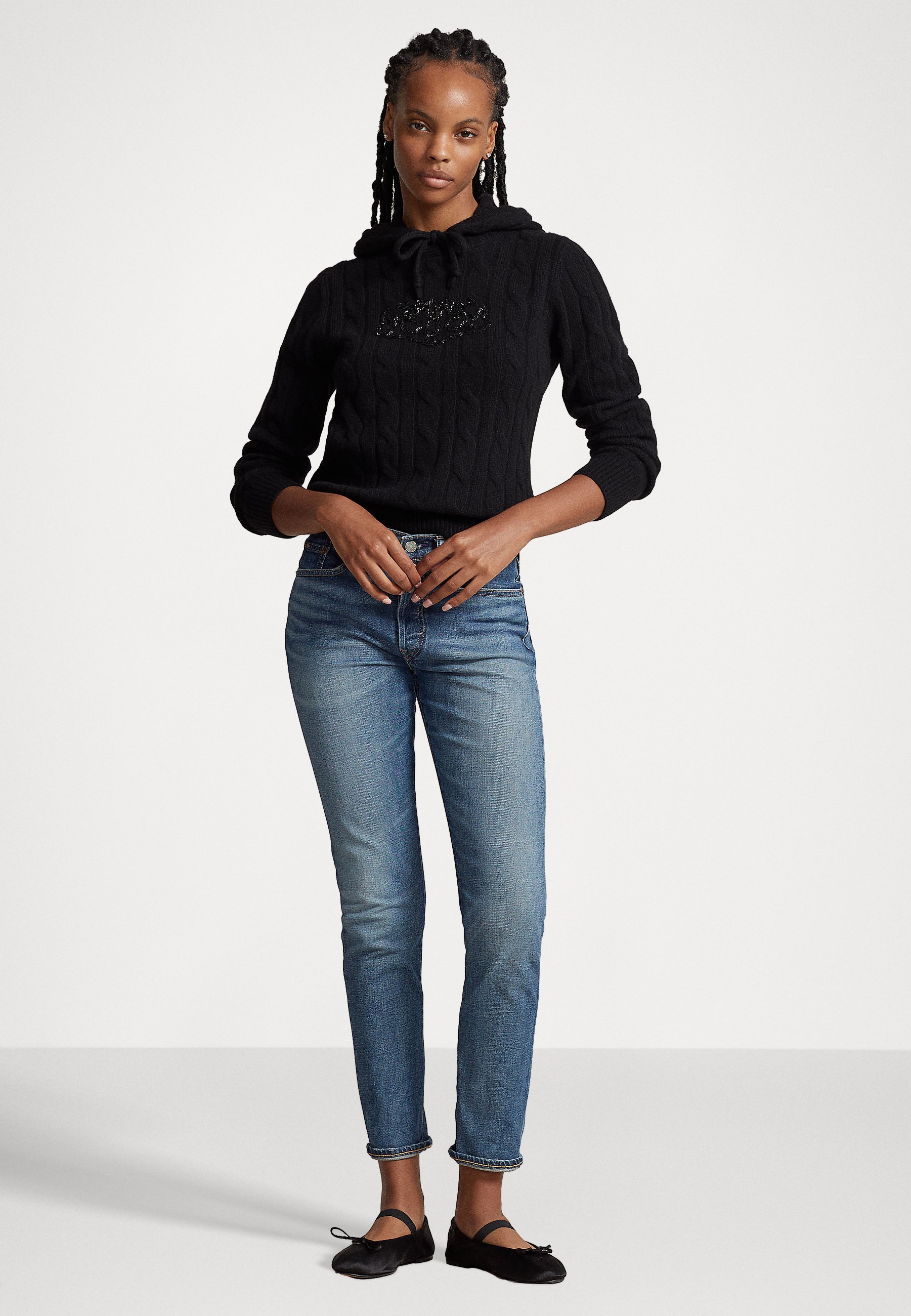 Polo Ralph Lauren LONG SLEEVE - Jumper - black