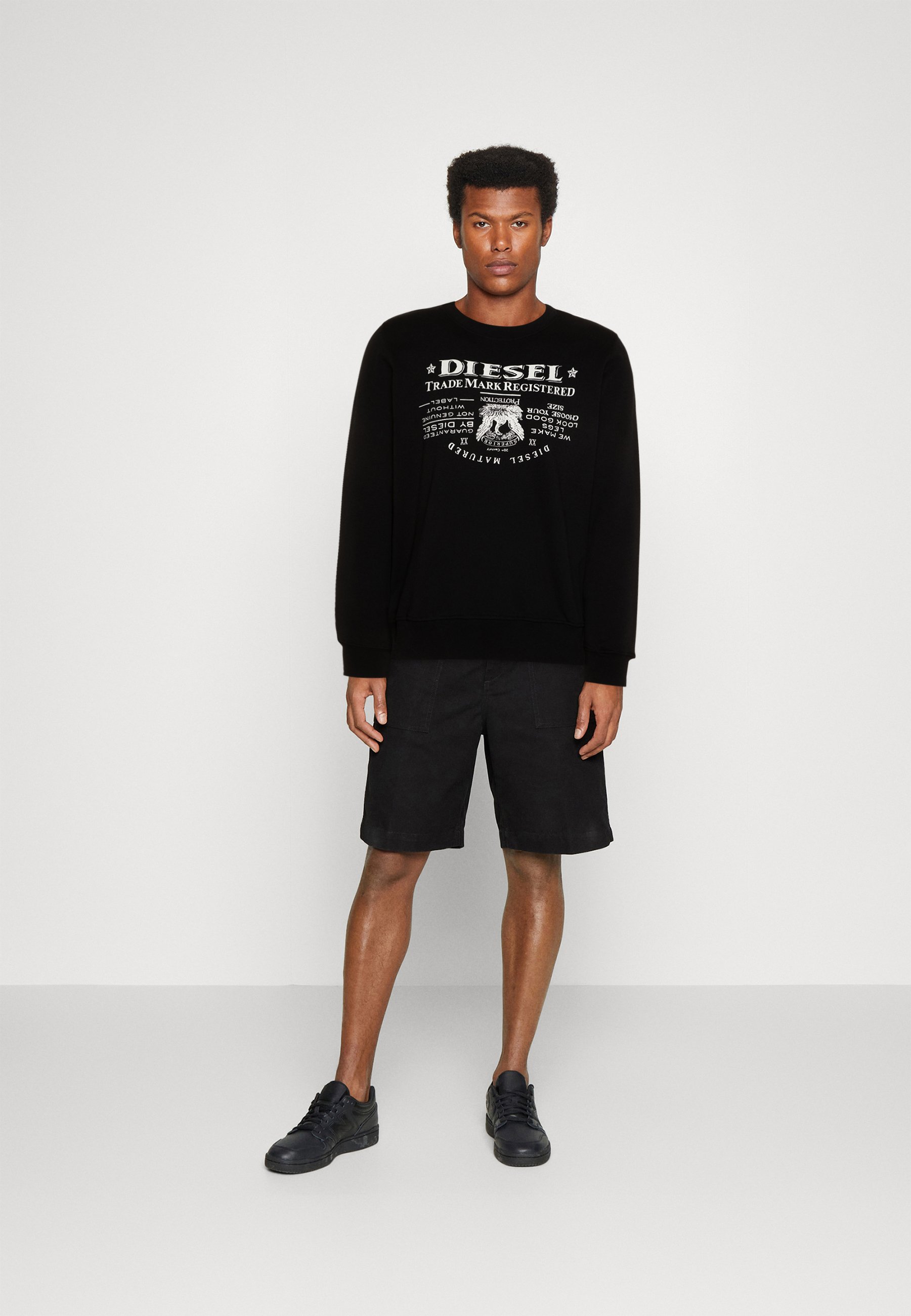 Diesel S-GINN-L2 UNISEX - Sweatshirt - black