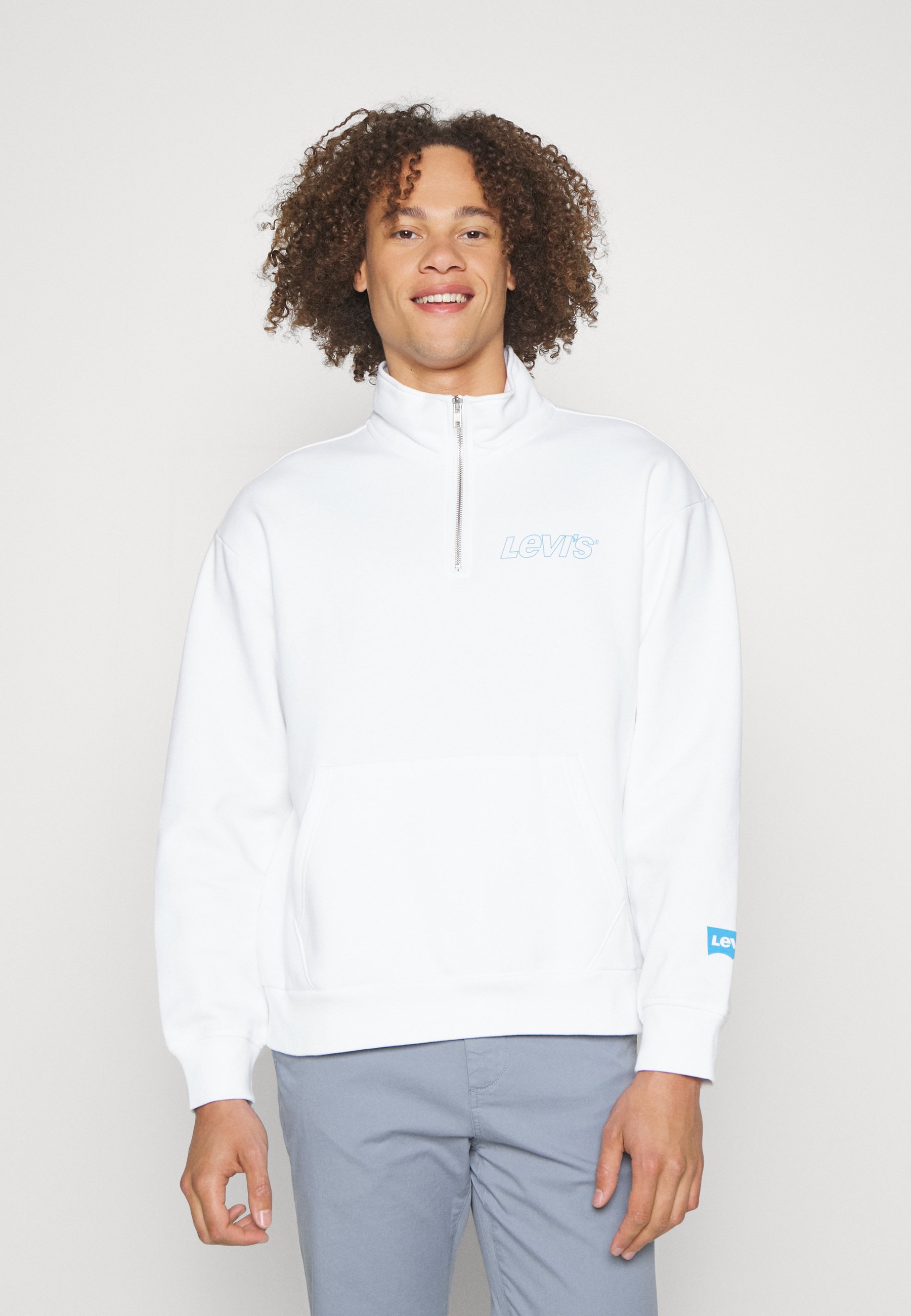 Levi's® GRAPHIC ZIP - Sweatshirt - white