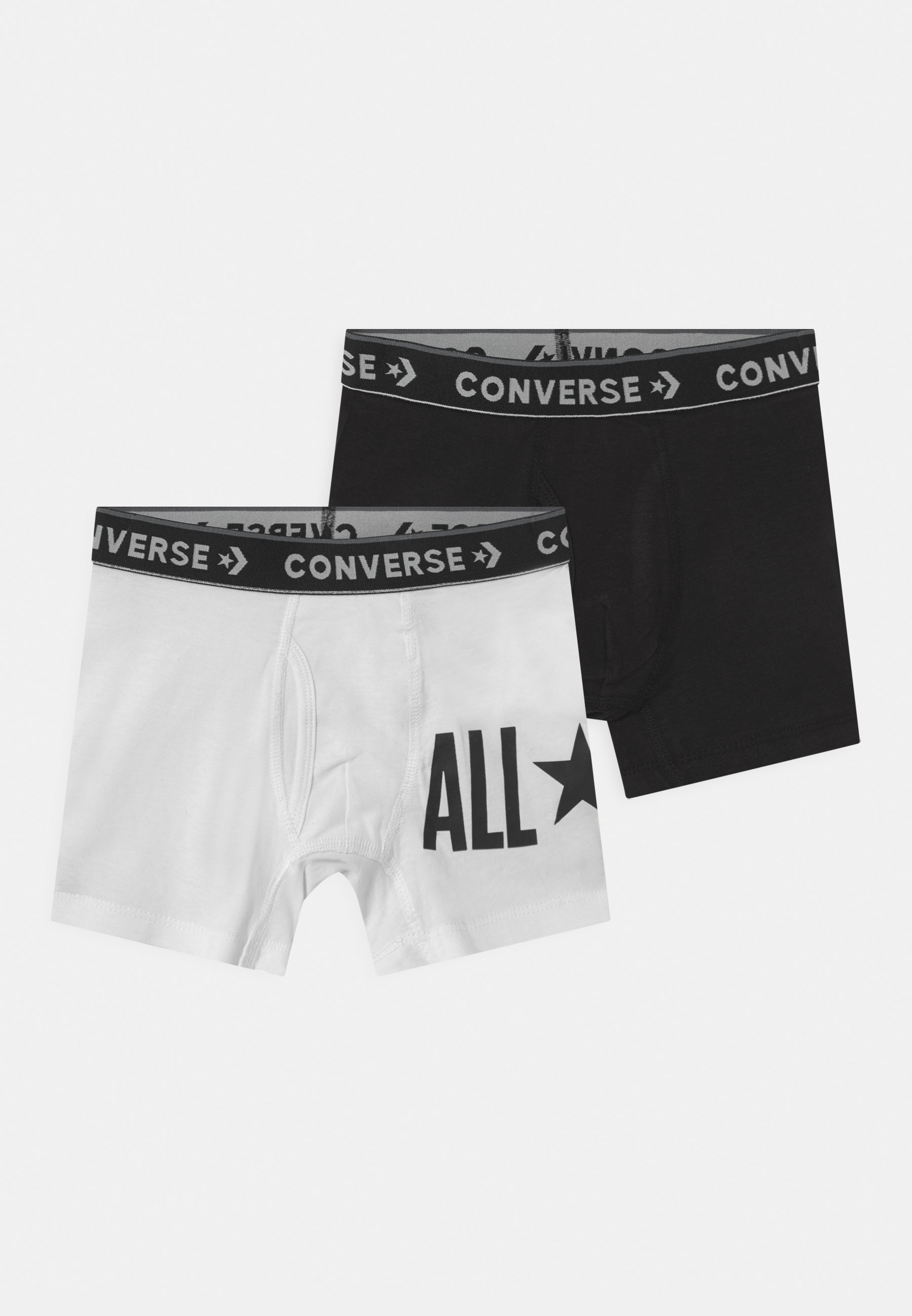 Converse ALL STAR BOXER BRIEF 2 PACK - Pants - black/white/anthracite