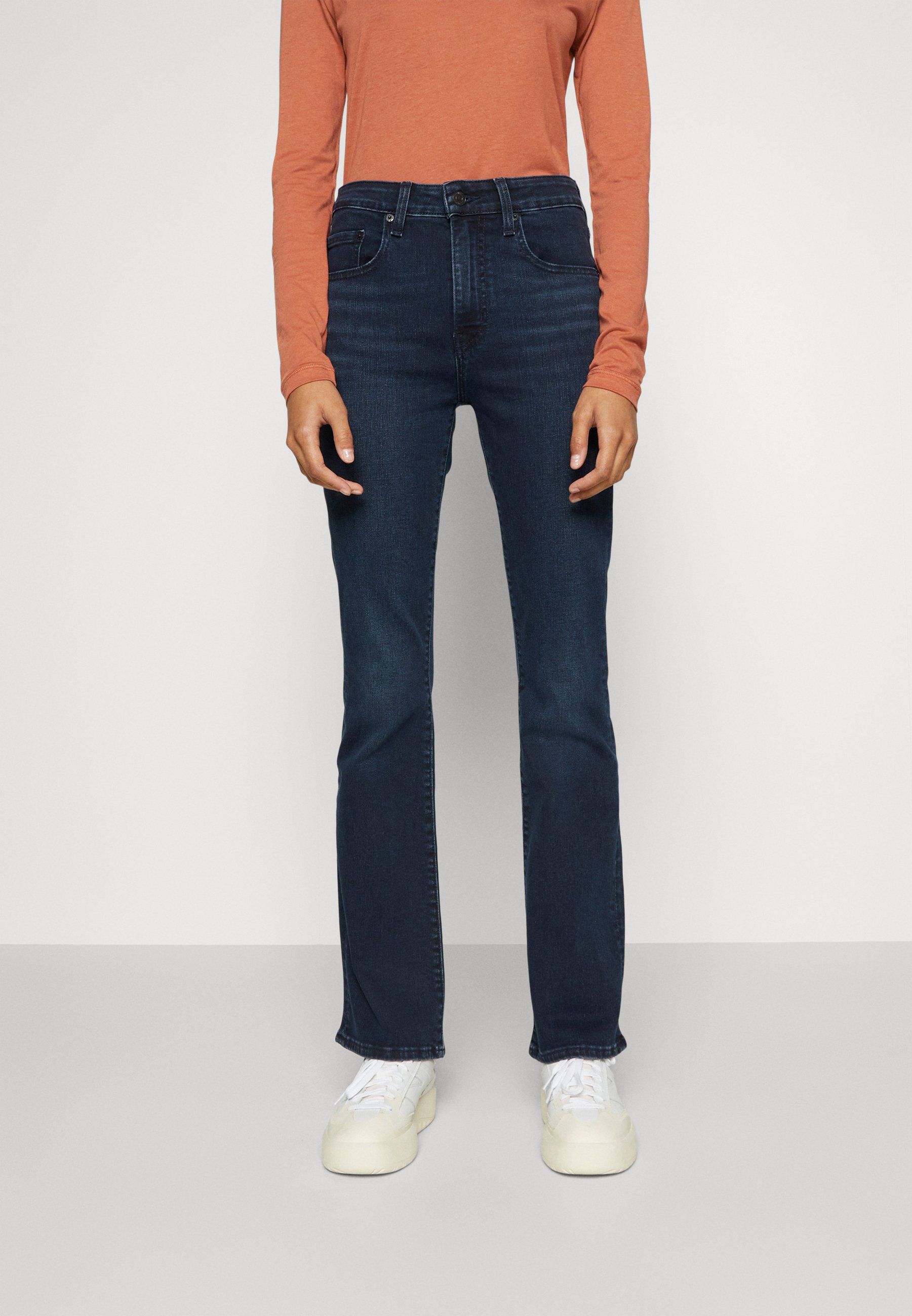 Levi's® 725™ HIGH RISE BOOTCUT - Bootcut jeans - black denim