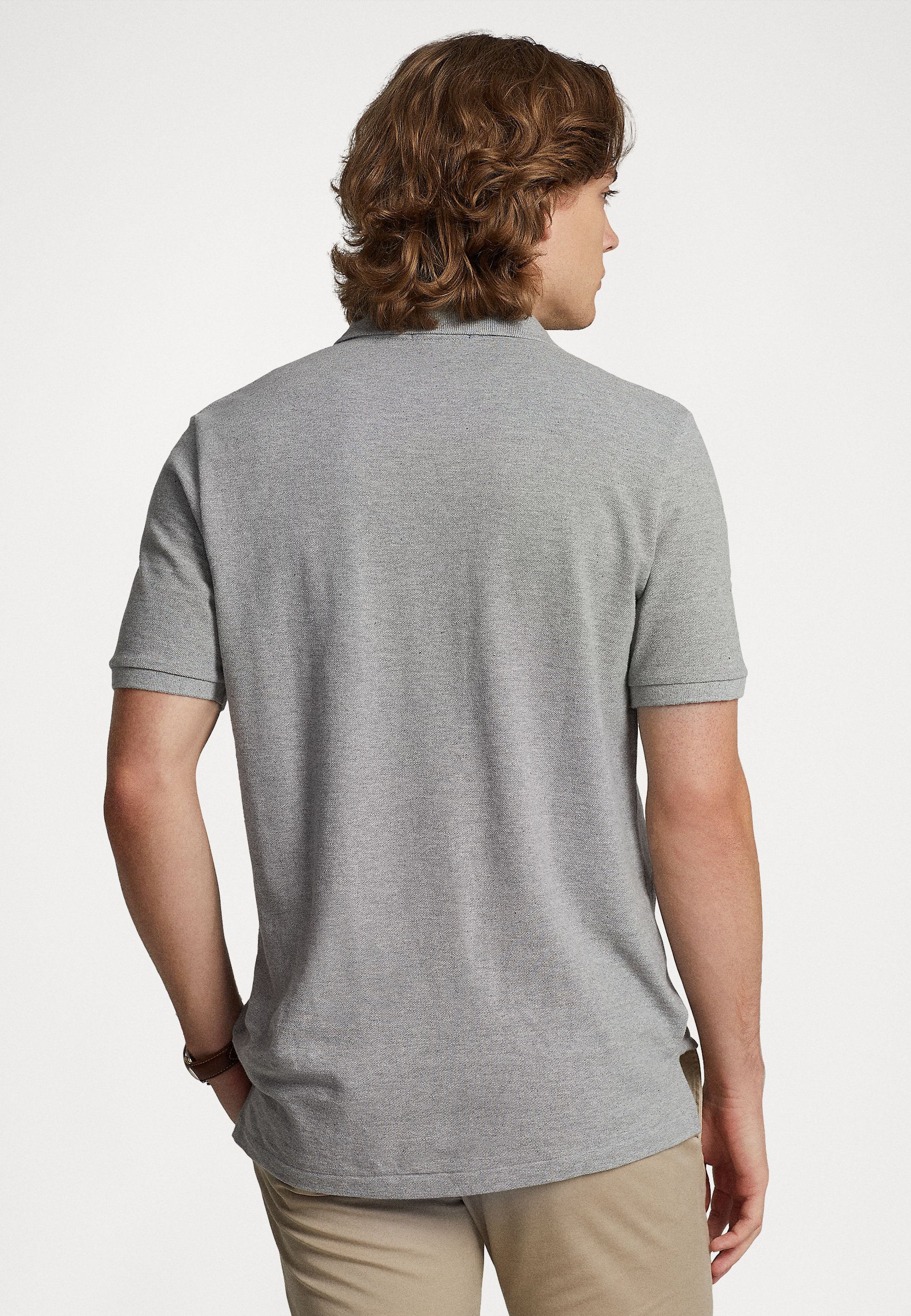 Polo Ralph Lauren CUSTOM SLIM FIT  - Polo shirt - andover heather/light grey