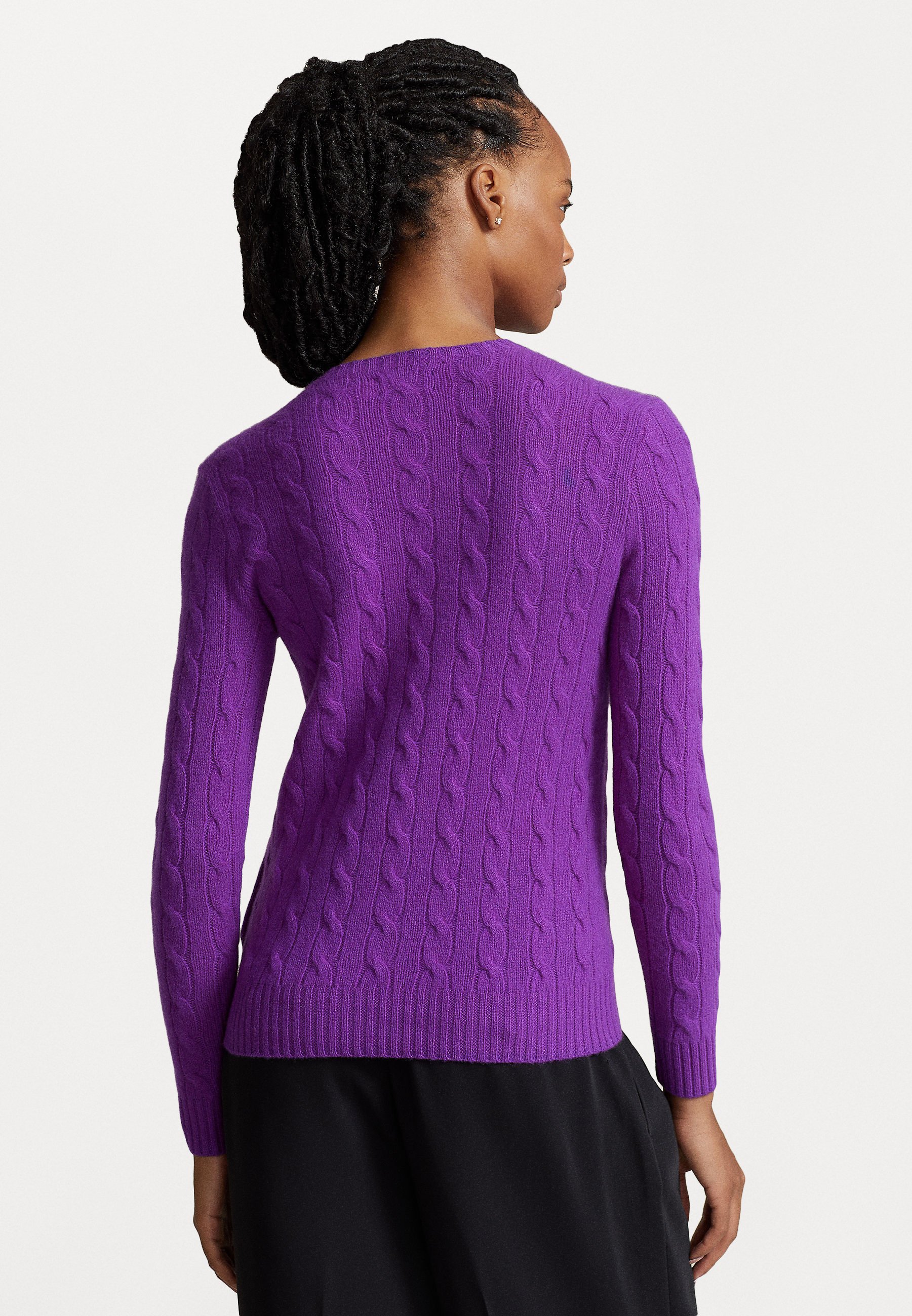 Polo Ralph Lauren JULIANNA LONG SLEEVE - Jumper - valor purple/mottled purple
