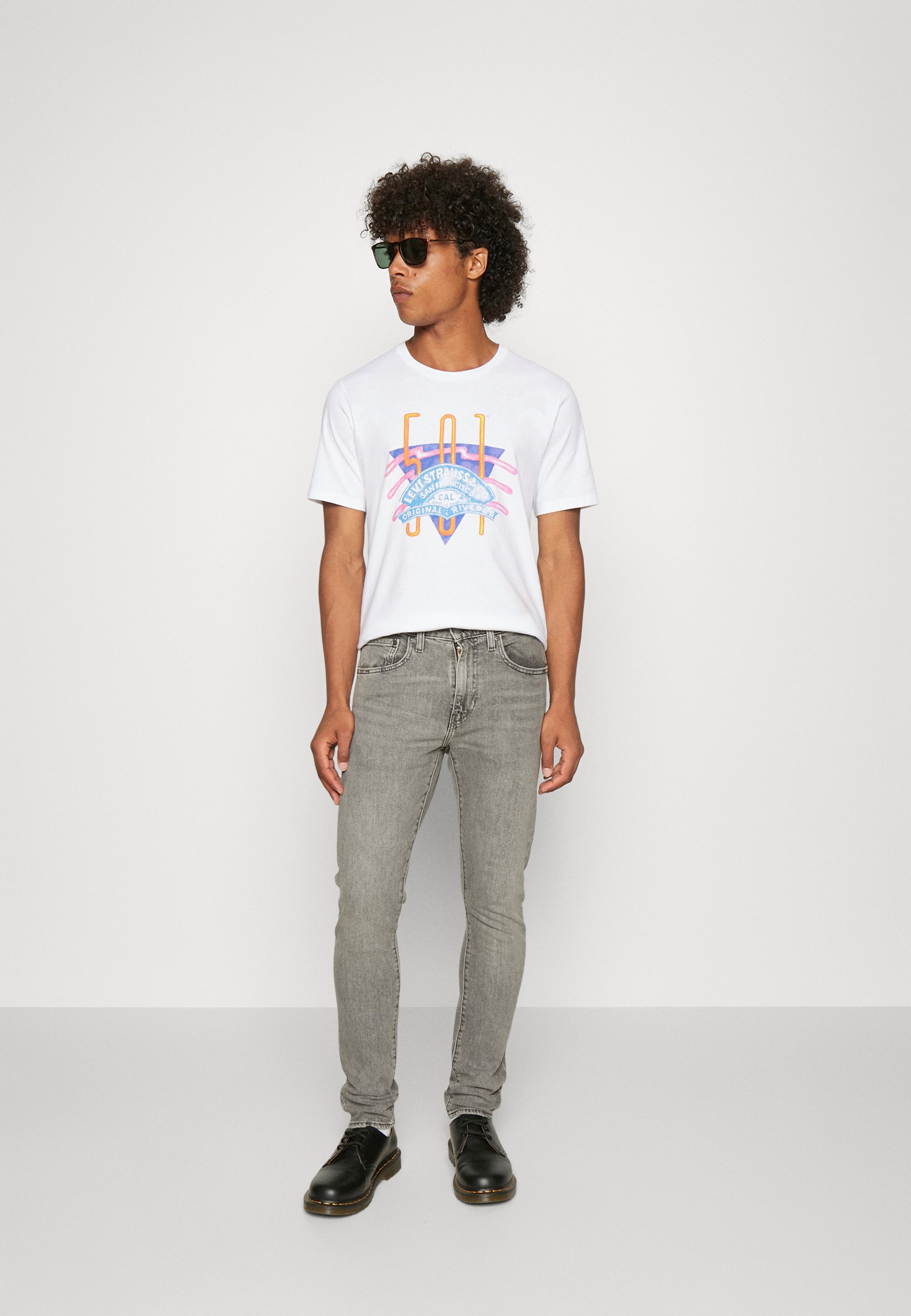 Levi's® 512™ SLIM TAPER - Jeans Tapered Fit - grey/grey denim