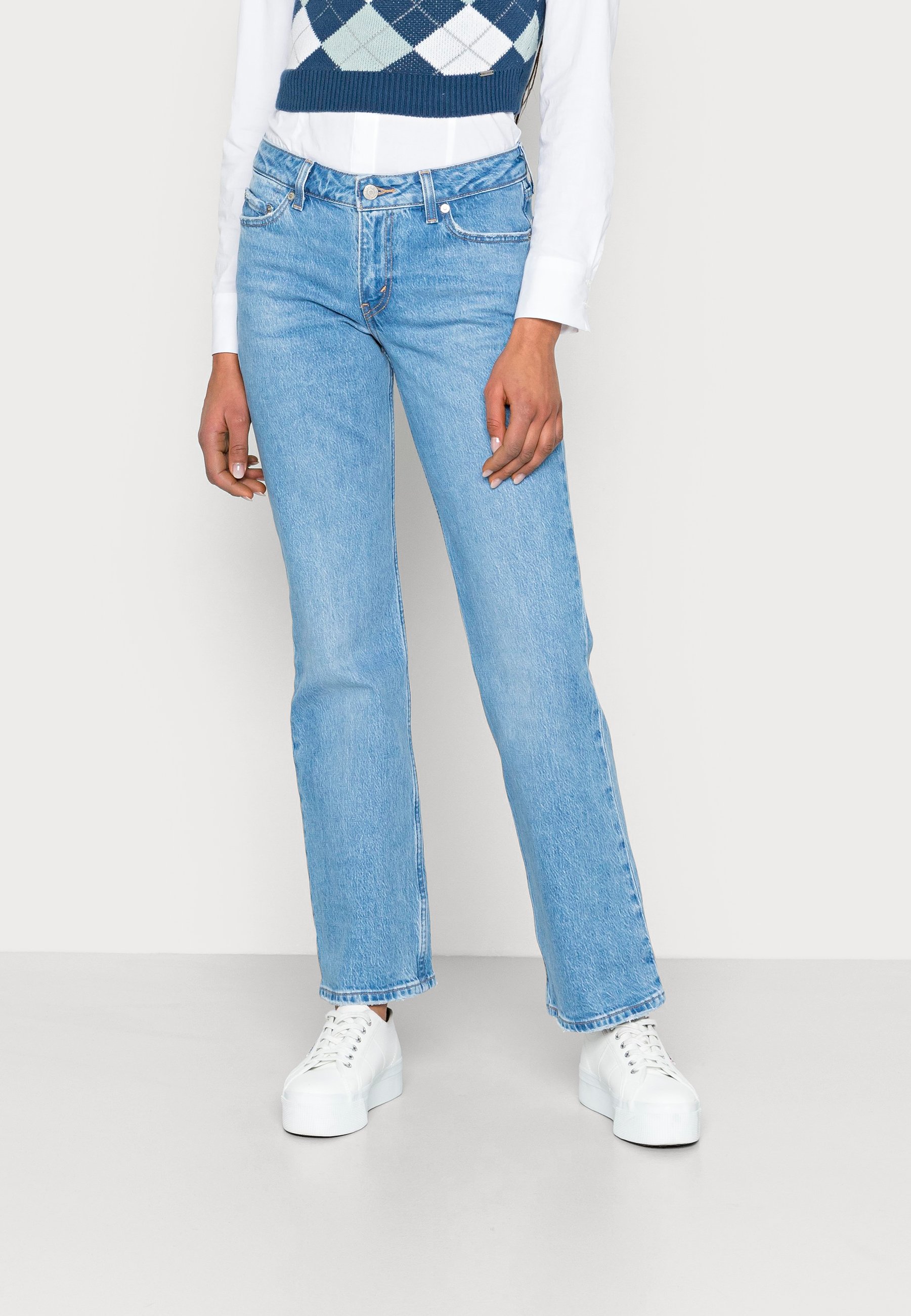 Levi's® LOW PITCH BOOT - Bootcut jeans - napa sun/light-blue denim