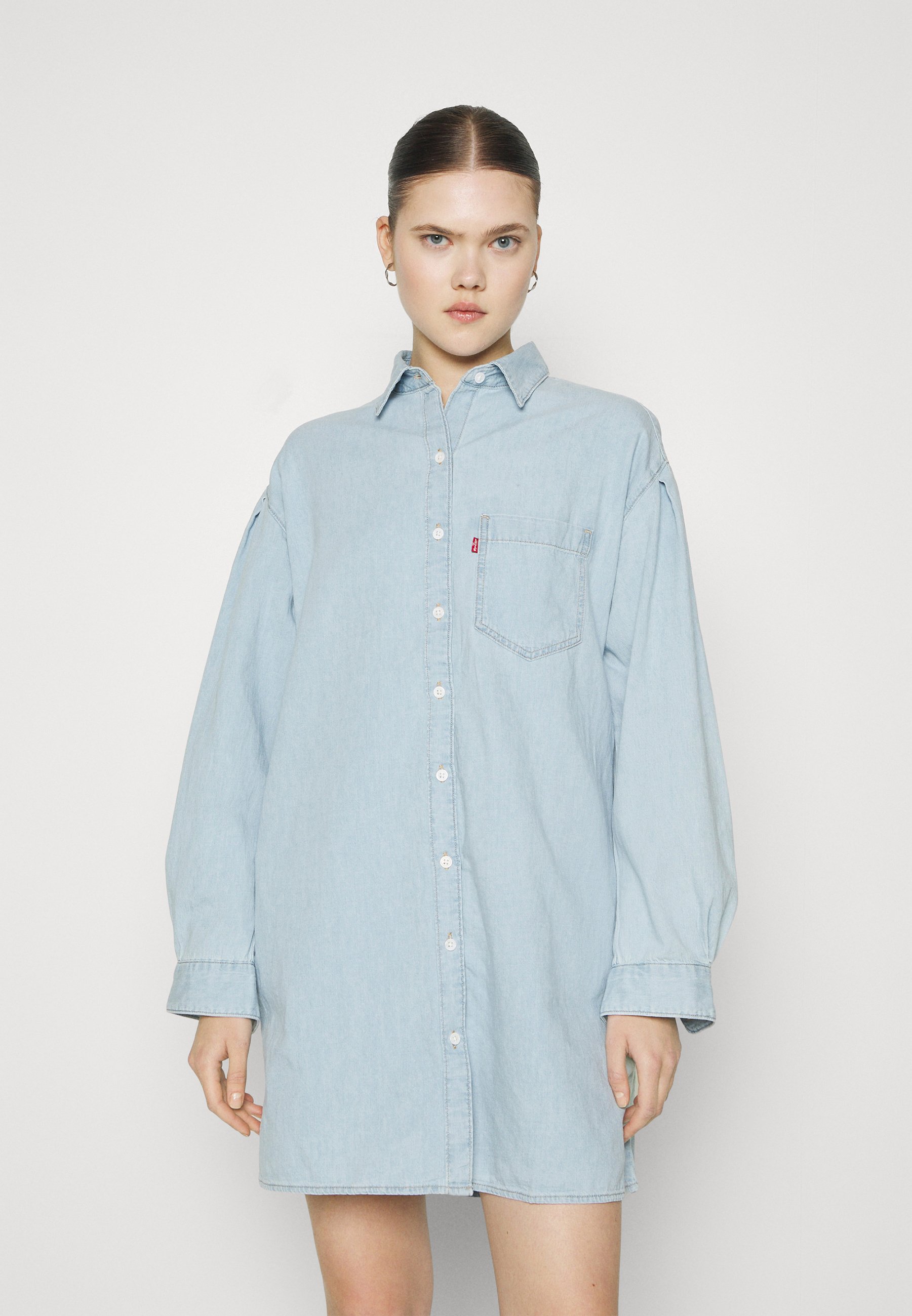 Levi's® RHEA SHIRT DRESS - Shirt dress - good grades/blue denim