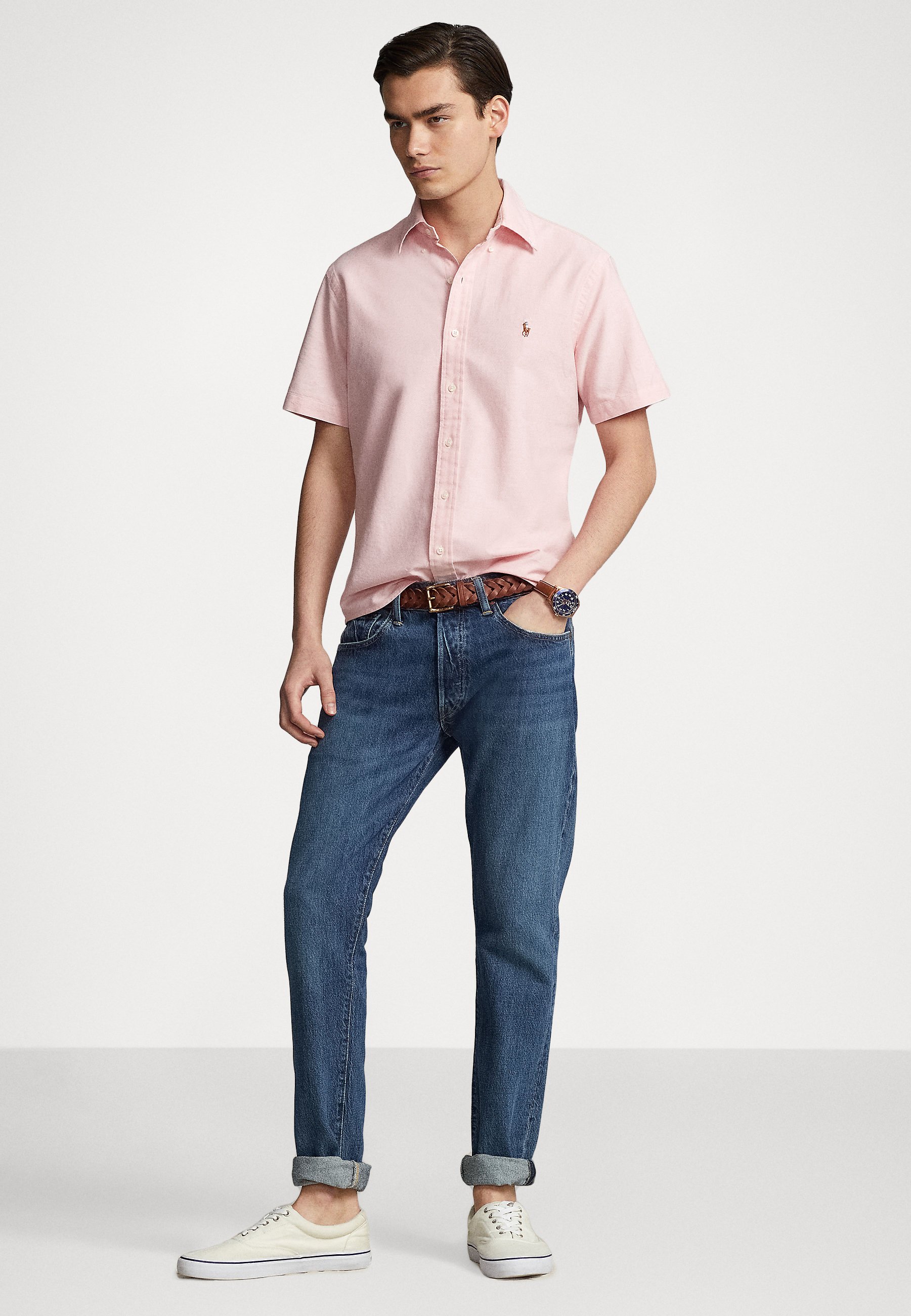 Polo Ralph Lauren SHORT SLEEVE SPORT SHIRT - Shirt -  pink/pink