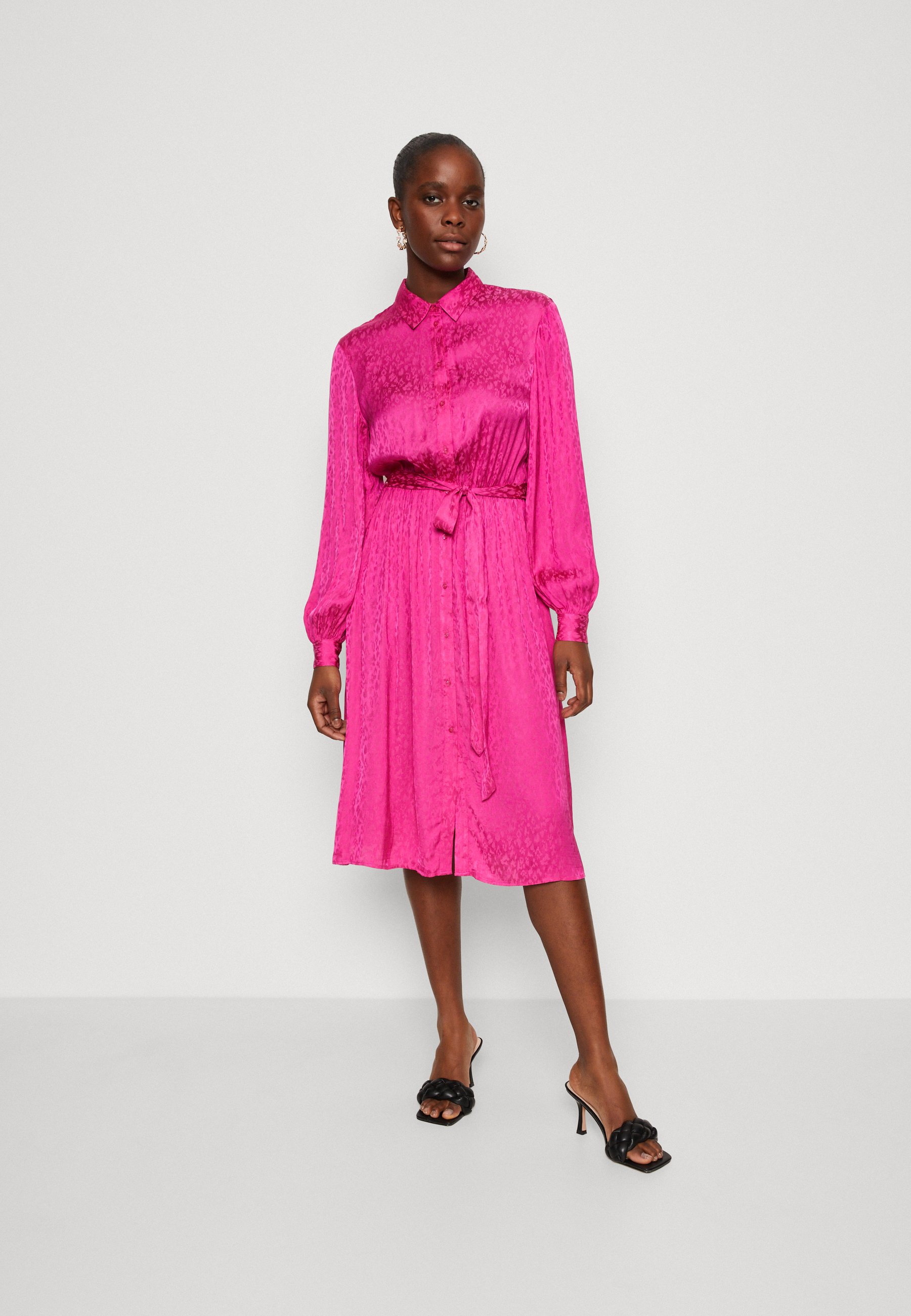 Scotch & Soda SHIRT DRESS - Shirt dress - fuchsia/pink