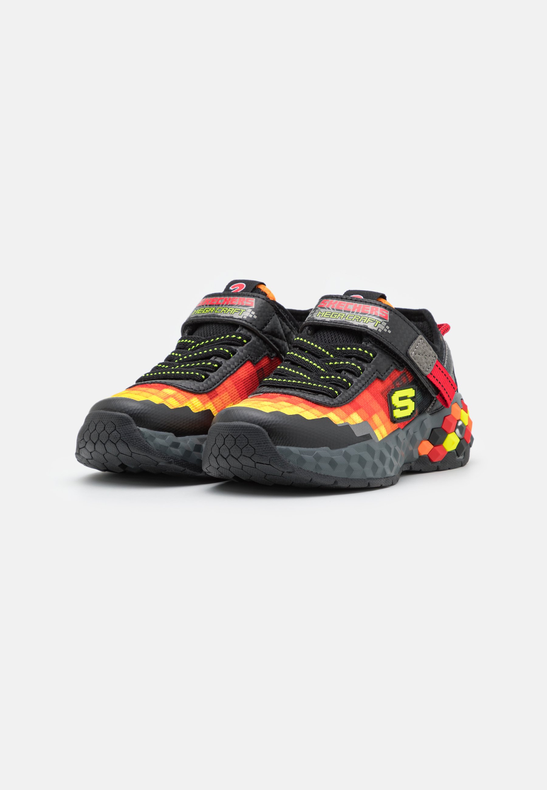 Skechers MEGA-CRAFT 2.0 - Trainers - black/red/orange/black