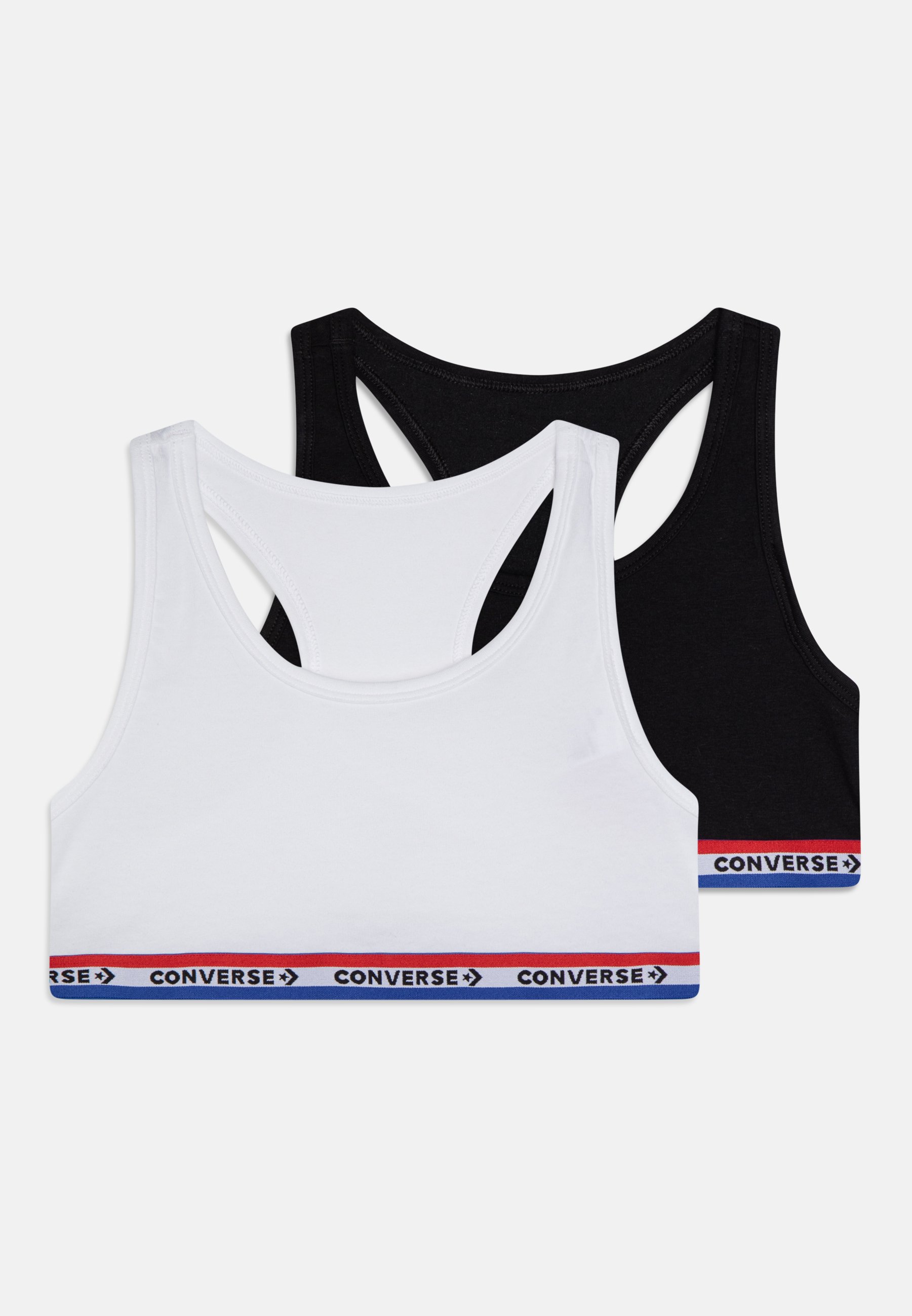 Converse RACERBACK BRAS 2 PACK - Bustier - black