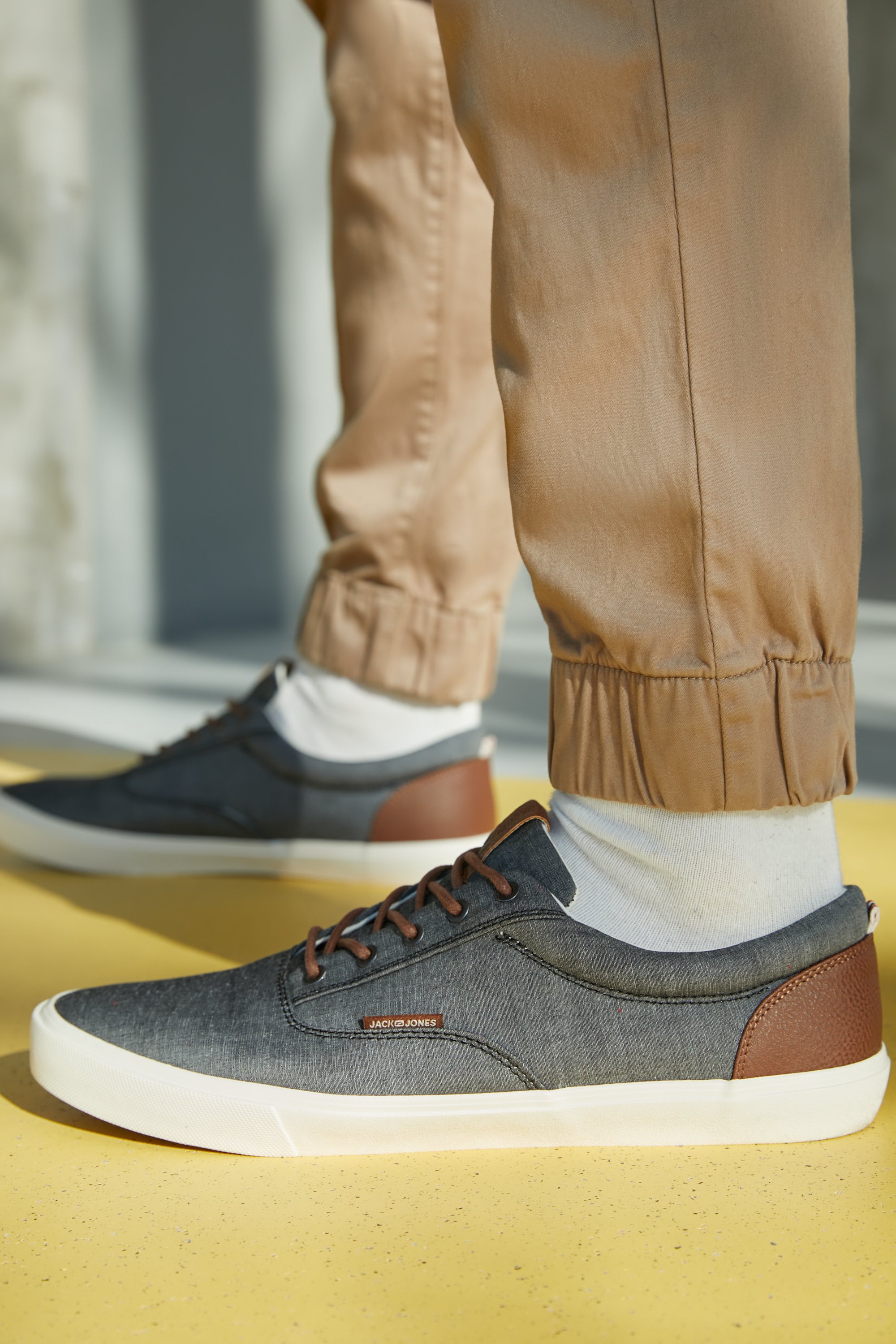 Jack &Jones JFWVISION CLASSIC  - Trainers - anthracite/black
