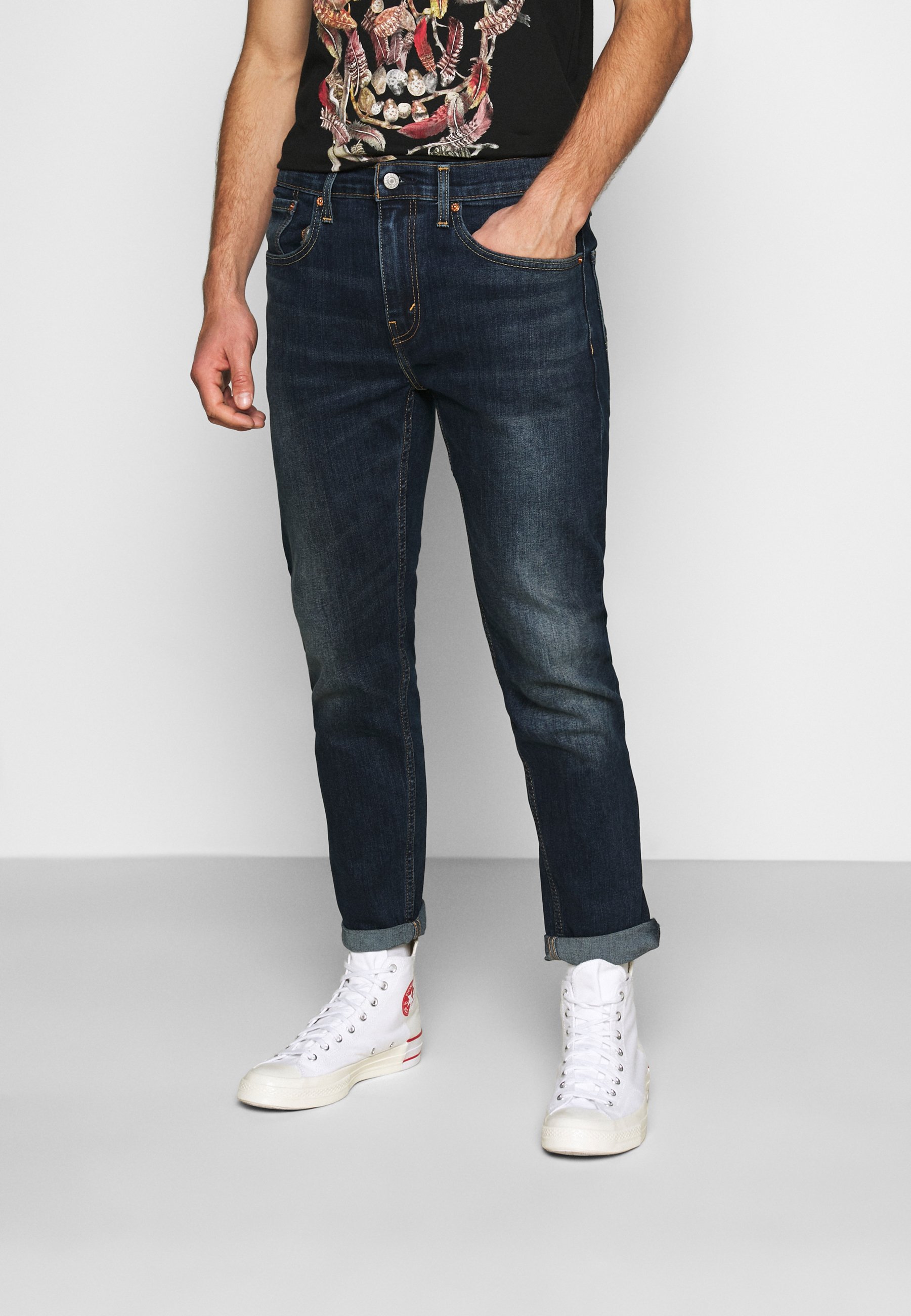 Levi's® 502™ TAPER HI-BALL - Straight leg jeans - med indigo/dark-blue denim