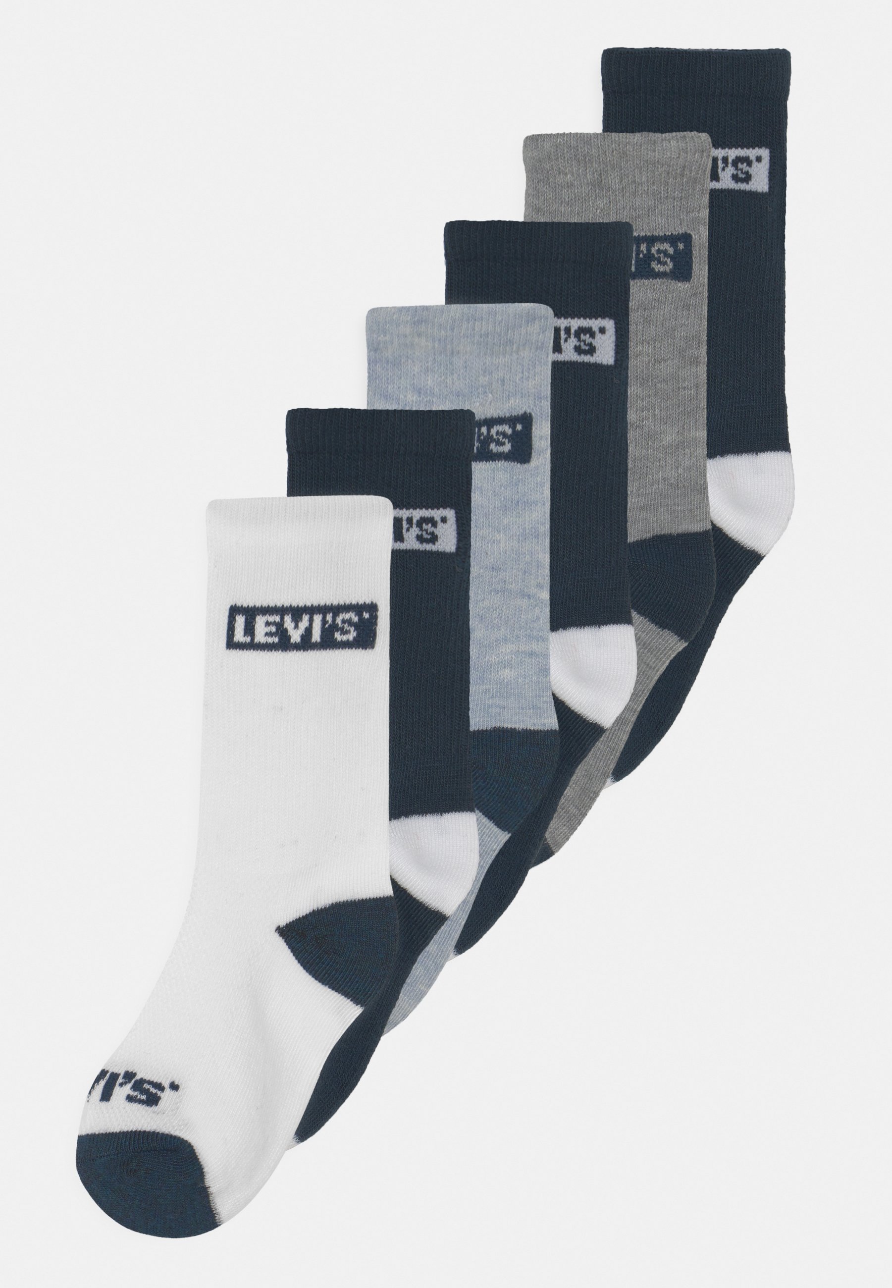 Levi's® HIGH CUT 6 PACK UNISEX - Socks - dark blue
