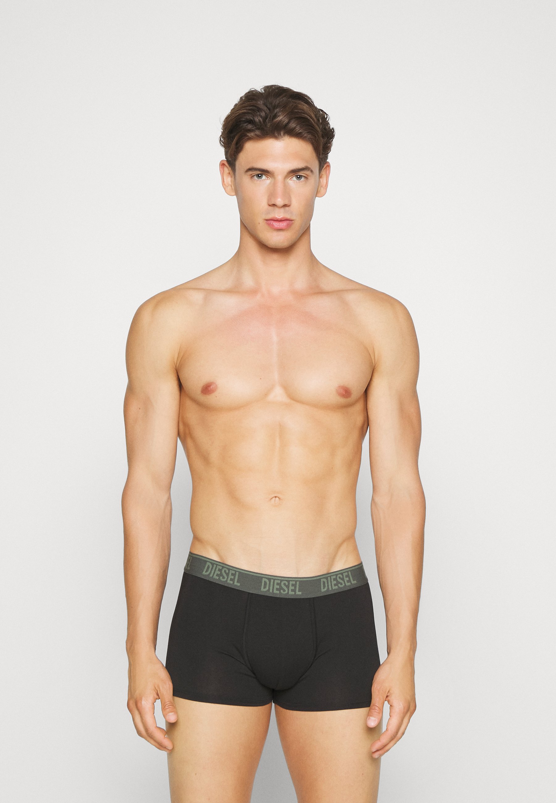 Diesel 3 PACK - Pants - black/green/black