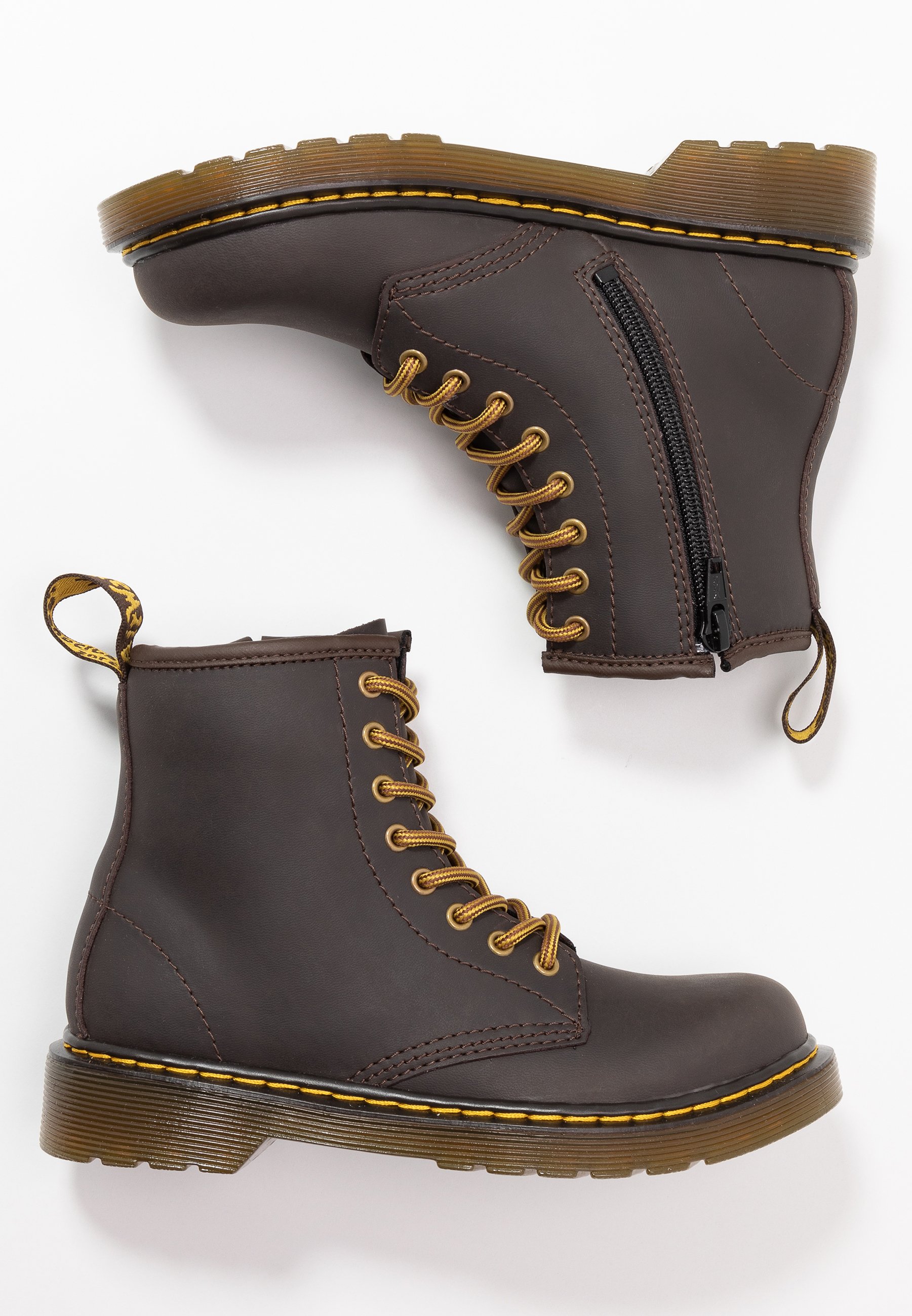 Dr. Martens 1460 WILDHORSE LAMPER - Lace-up ankle boots - gaucho/brown