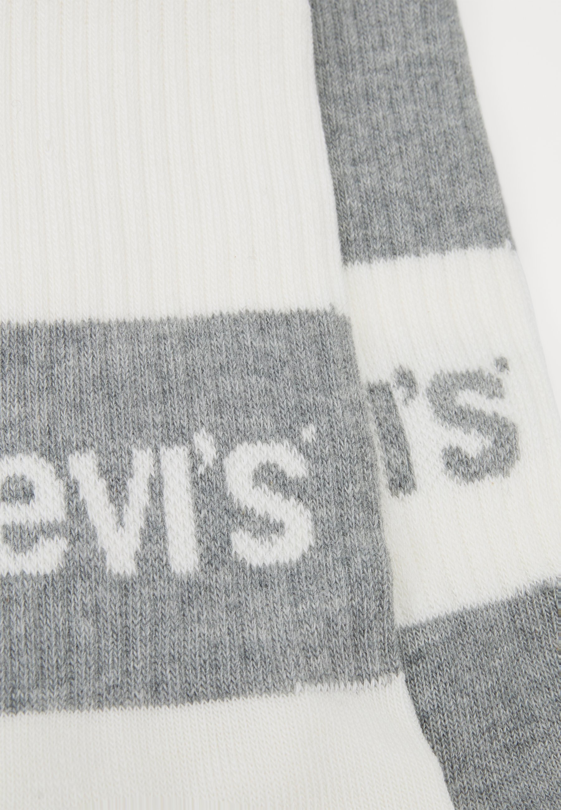 Levi's® SUSTAINABLE SHORT CUT 2 PACK - Socks - grey combo/grey