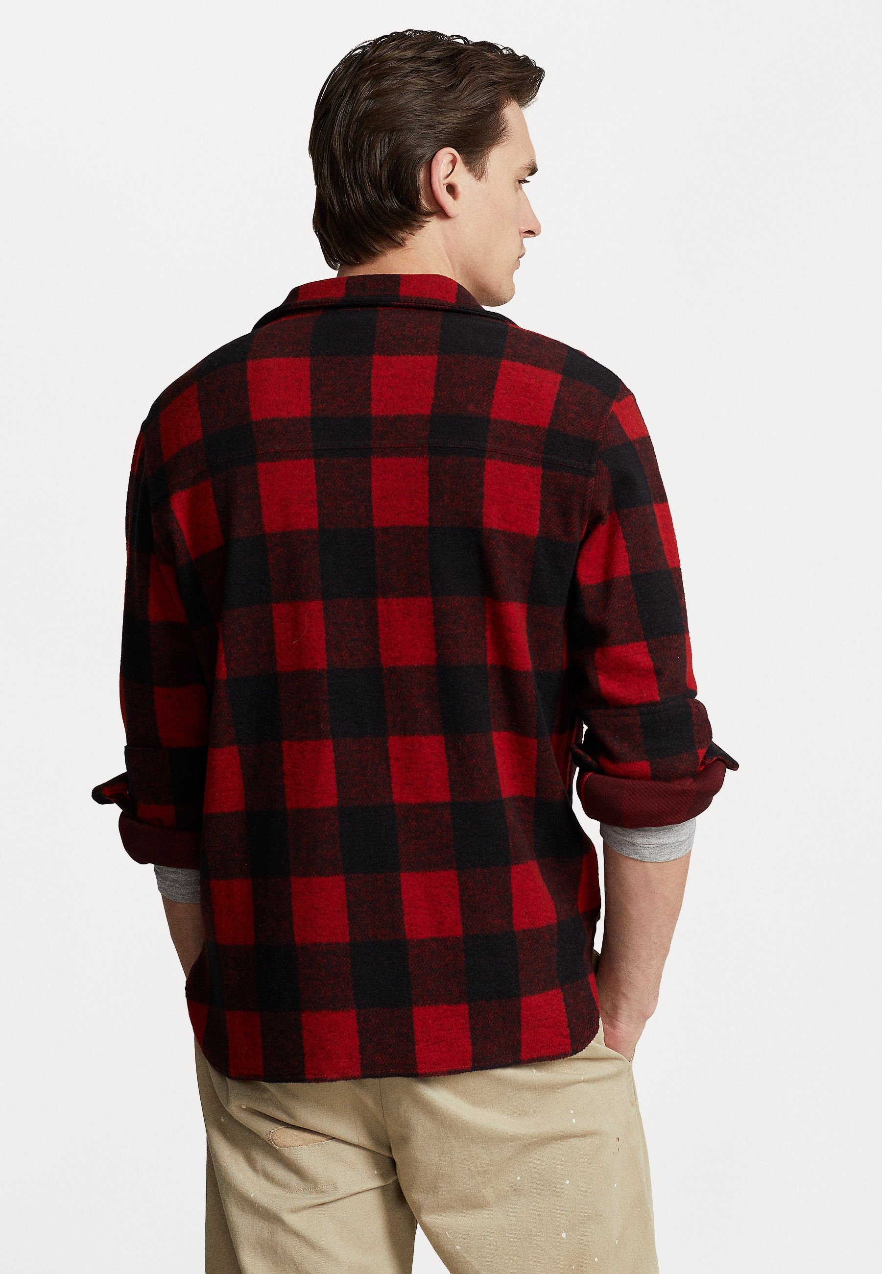 Polo Ralph Lauren LONG SLEEVE - Shirt - madison red/black/red