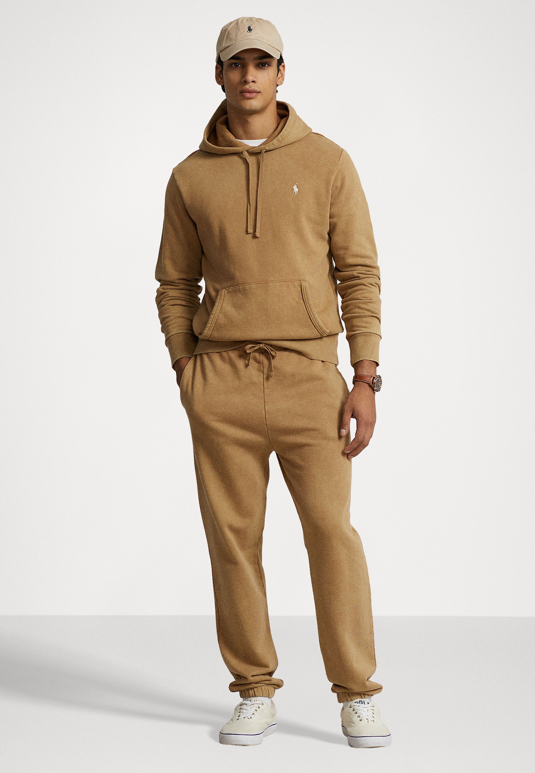 Polo Ralph Lauren ATHLETIC - Tracksuit bottoms - brown/tan
