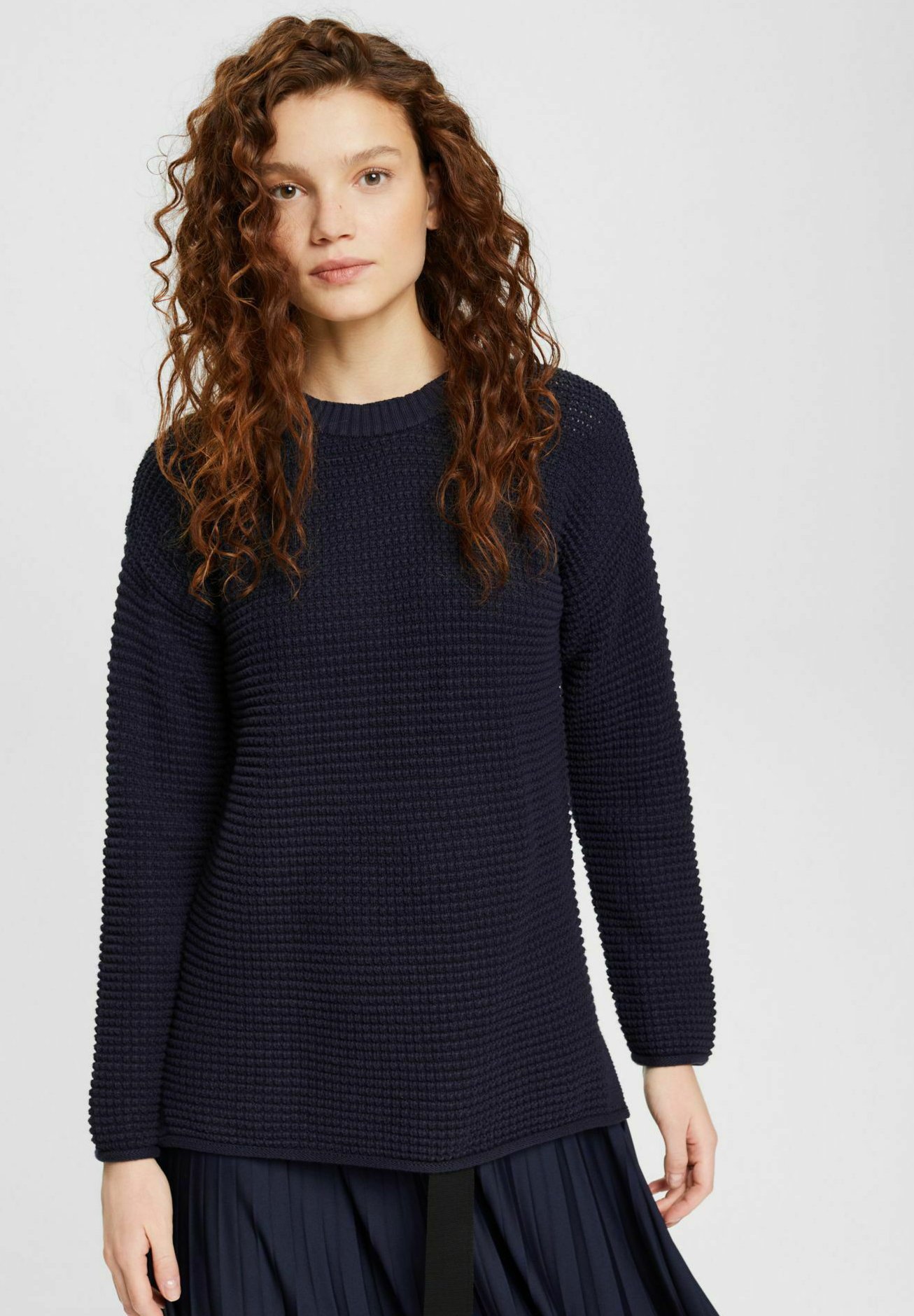 Esprit Jumper - navy/mottled dark blue