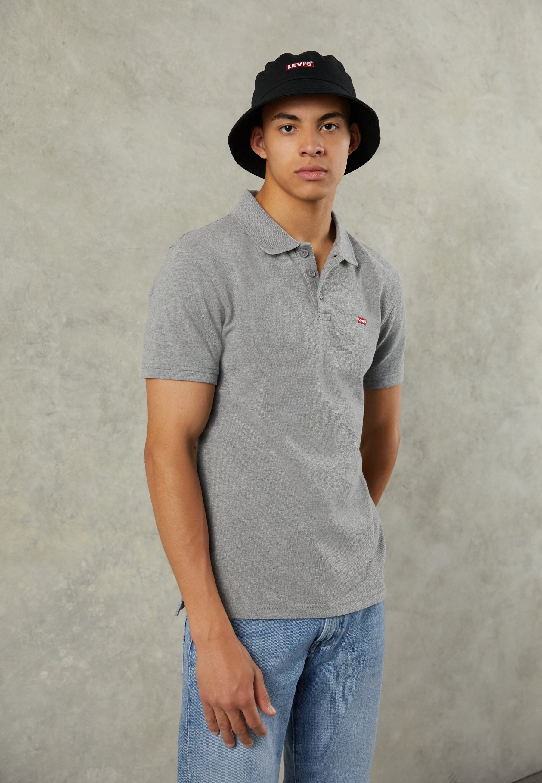 Levi's® Polo shirt - medium grey heather/mottled grey