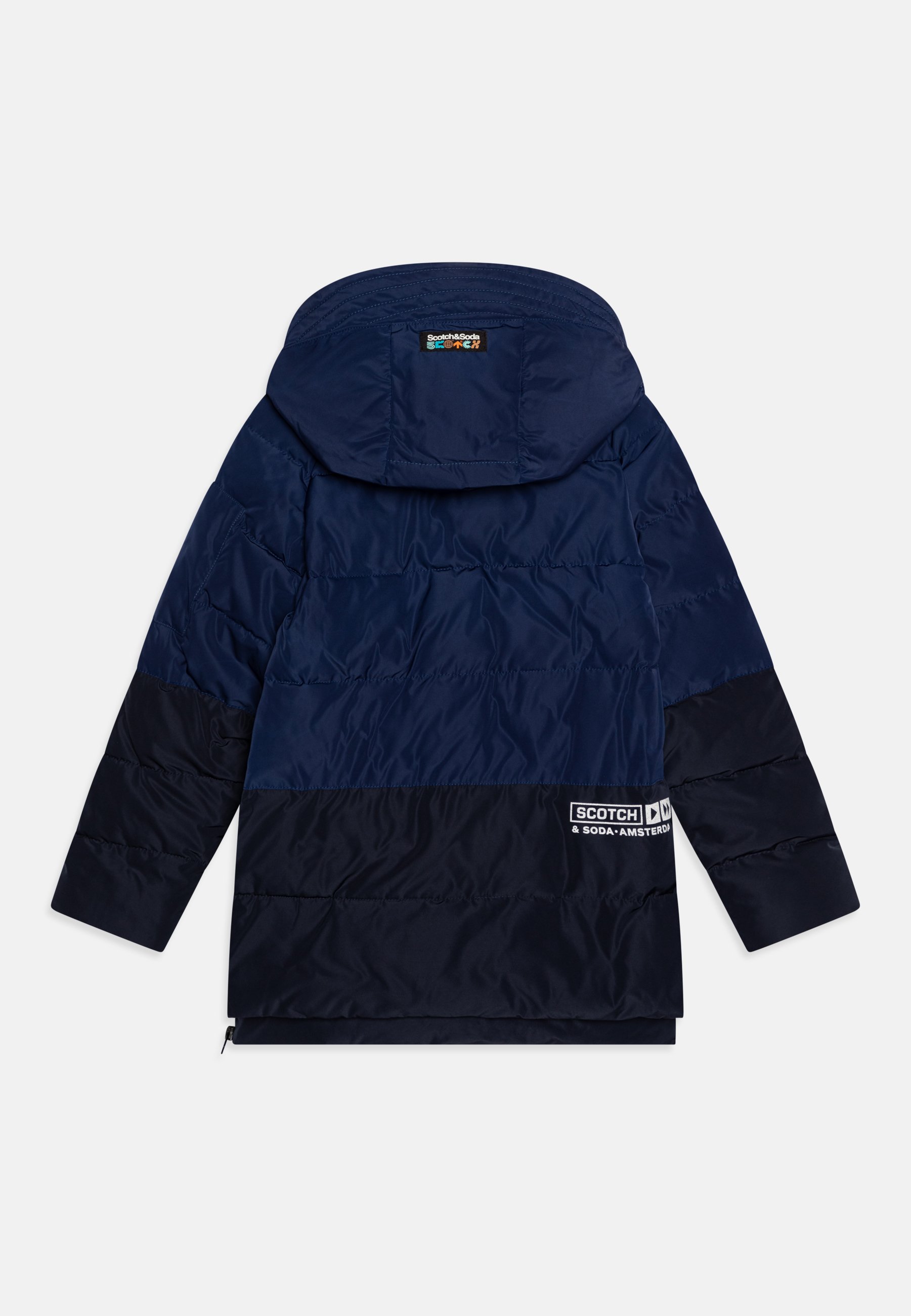 Scotch & Soda MID LENGTH WATER REPELLENT PADDED JACKET - Winter coat - navy/dark blue