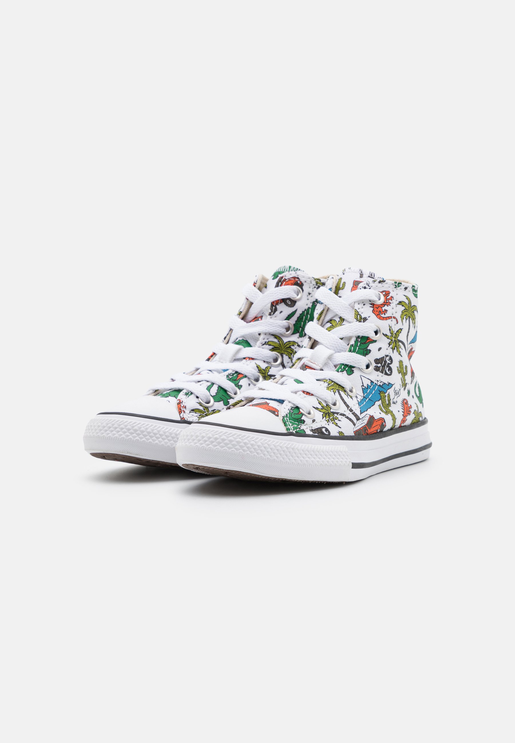 Converse CHUCK TAYLOR ALL STAR UNISEX - High-top trainers - white/green/red/blue/white