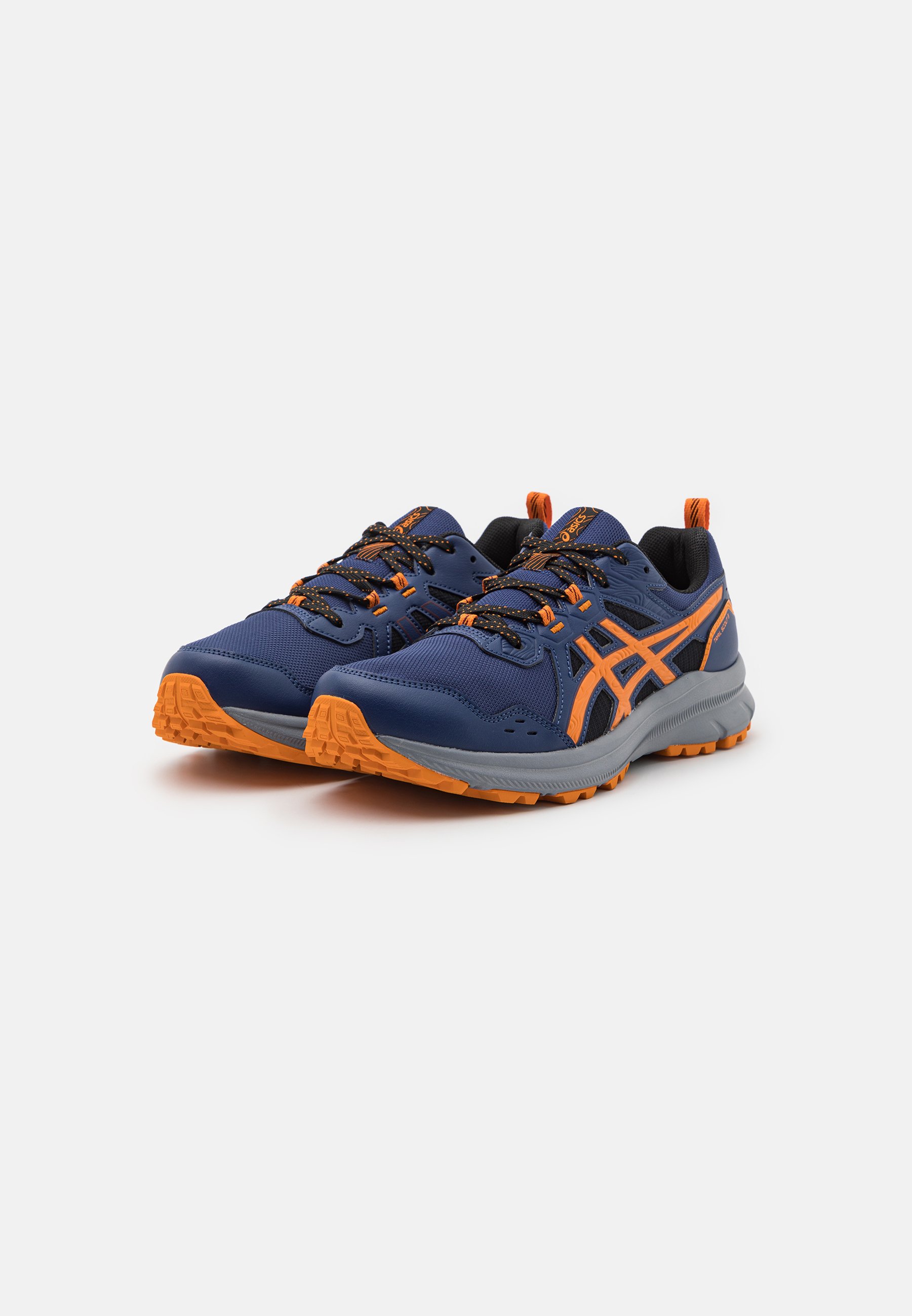 ASICS TRAIL SCOUT 3 - Trail running shoes - deep ocean/bright orange/blue