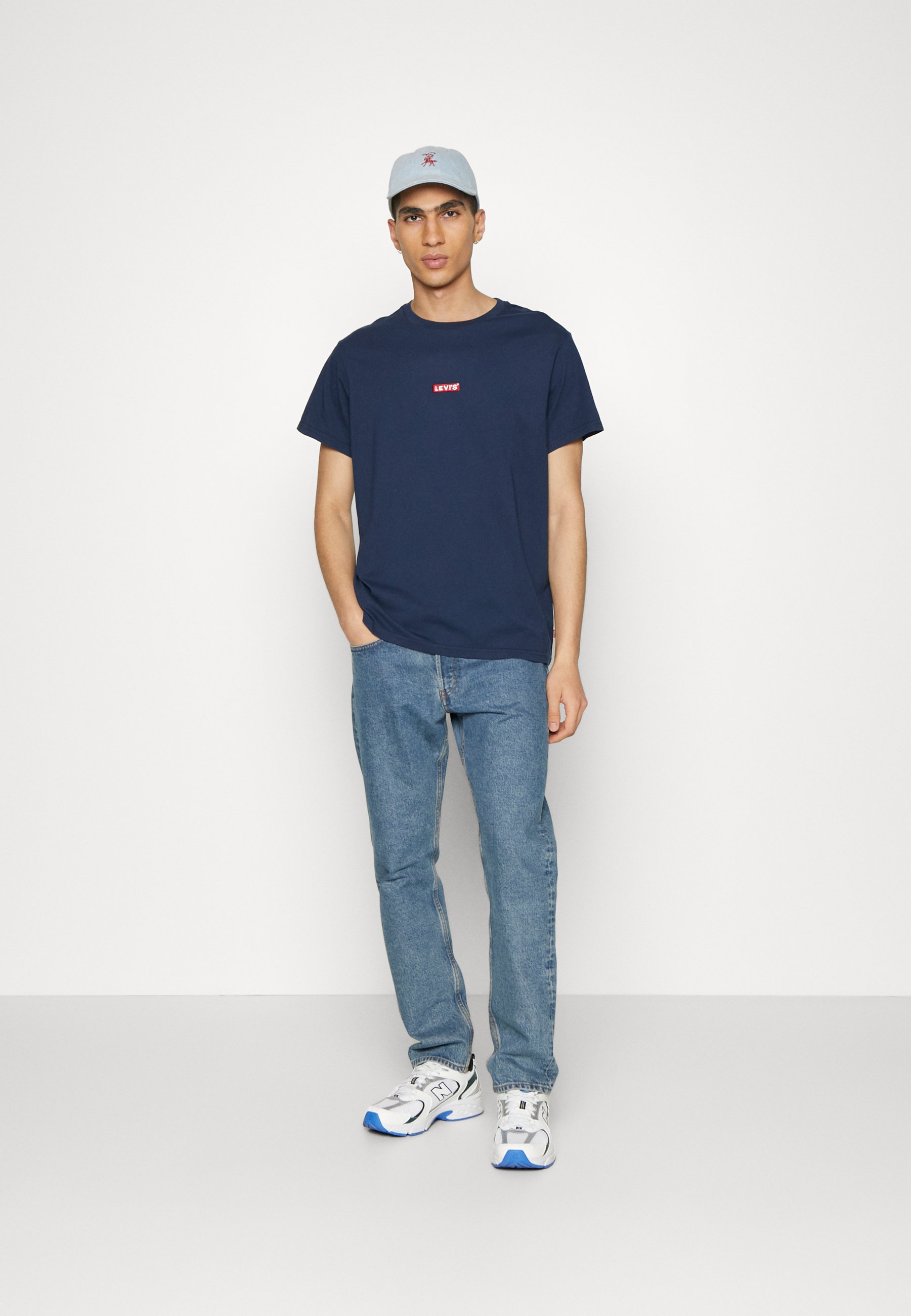 Levi's® RELAXED BABY TAB - Basic T-shirt - dress blues/dark blue