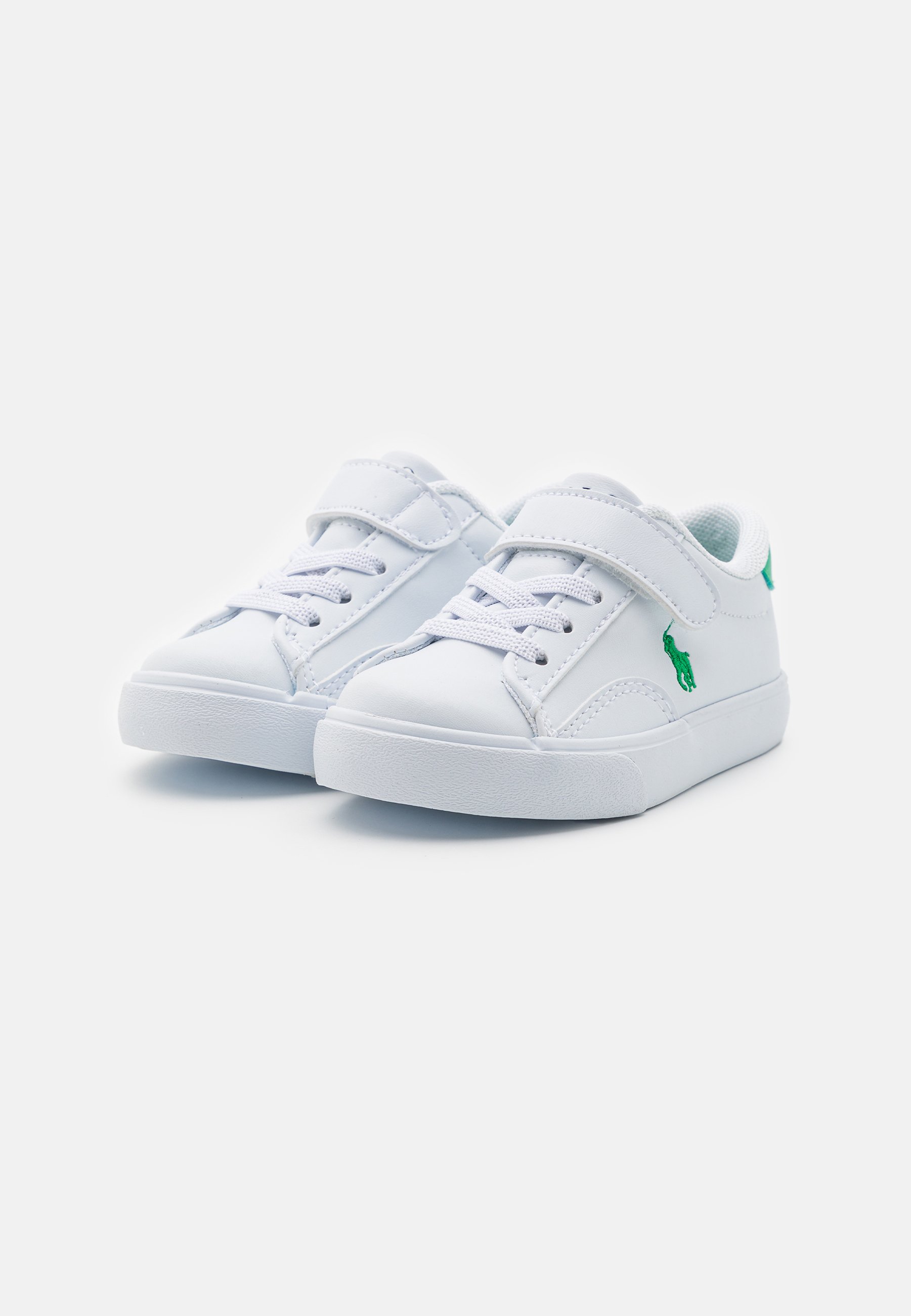 Polo Ralph Lauren THERON UNISEX - Trainers - white/green/white