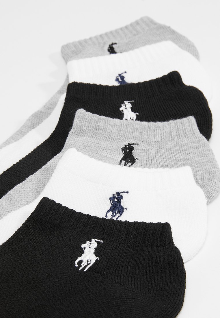 Polo Ralph Lauren LOW-PROFILE SPORT SOCK 6-PACK - Socks - white/black/grey/white