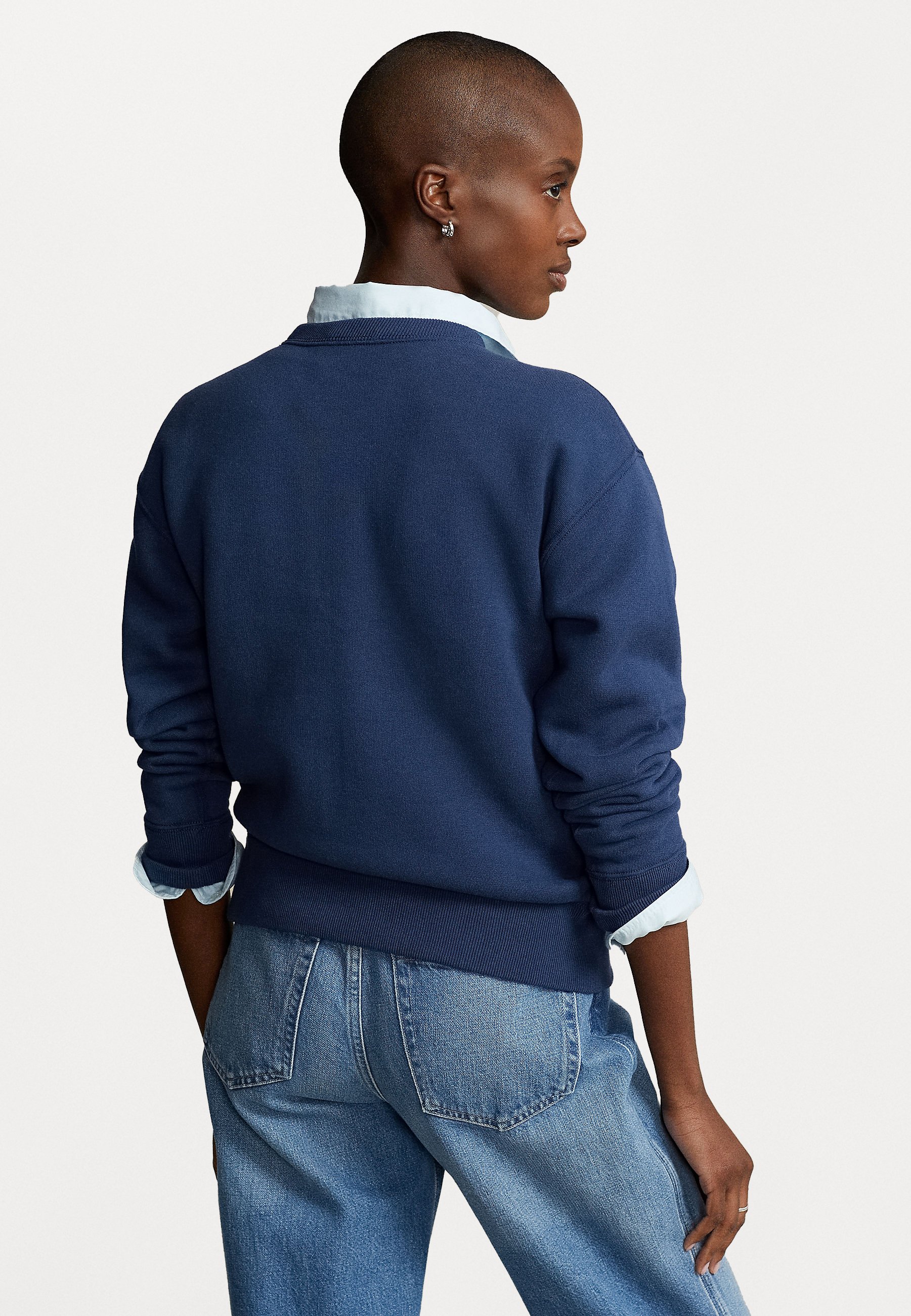 Polo Ralph Lauren BEAR LONG SLEEVE - Sweatshirt - rustic navy/blue