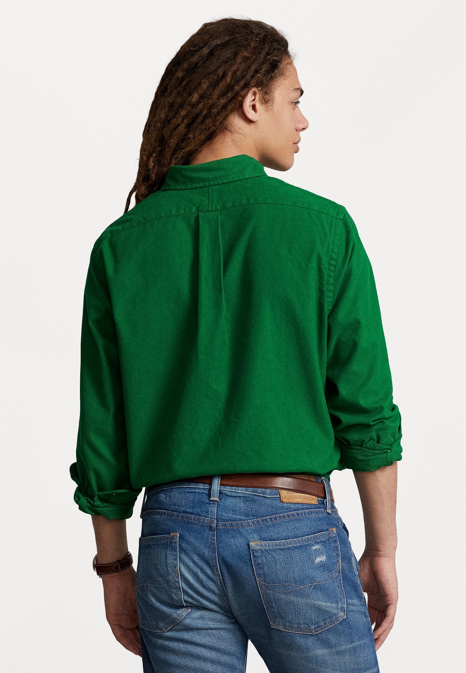 Polo Ralph Lauren LONG SLEEVE SPORT - Shirt - athletic green/green