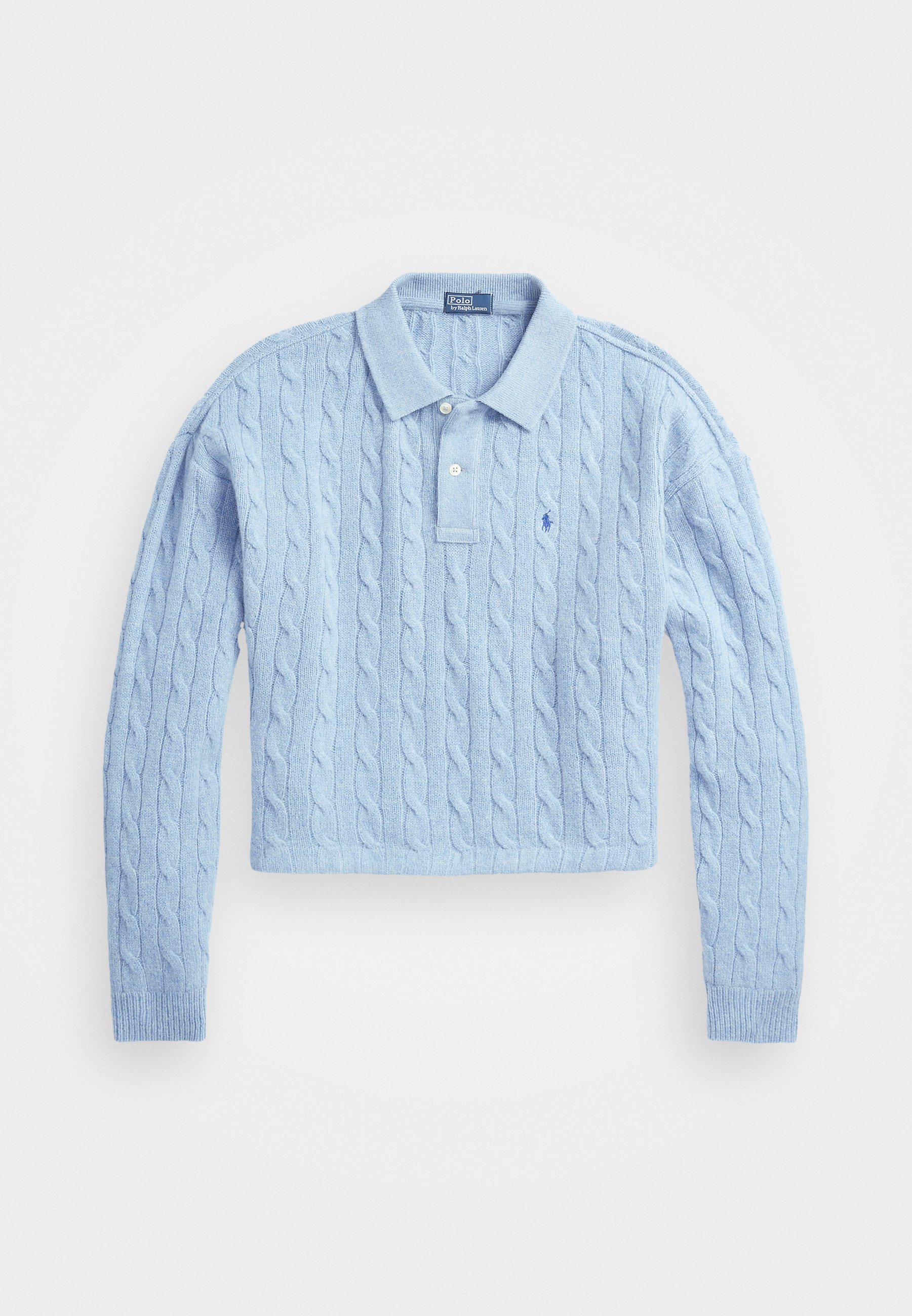Polo Ralph Lauren LONG SLEEVE - Jumper - chambray melange/blue