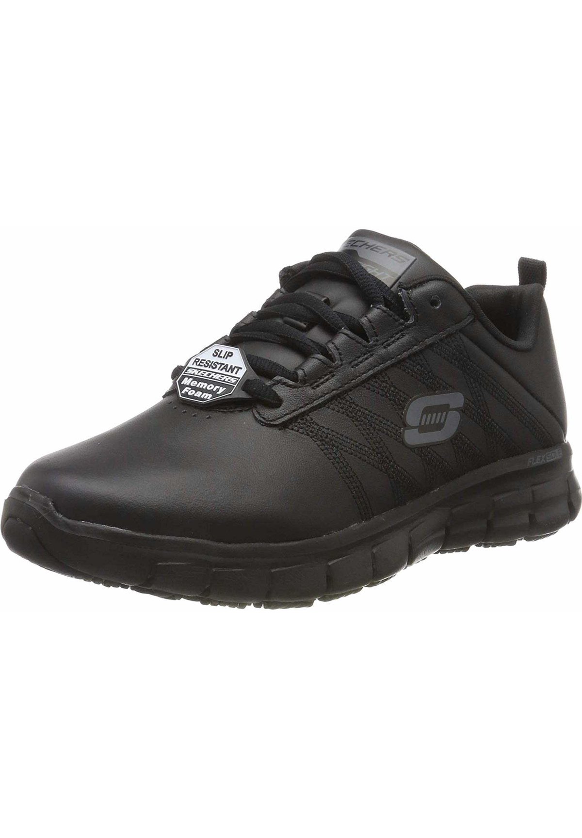 Skechers WORK SURE TRACK - Trainers - black