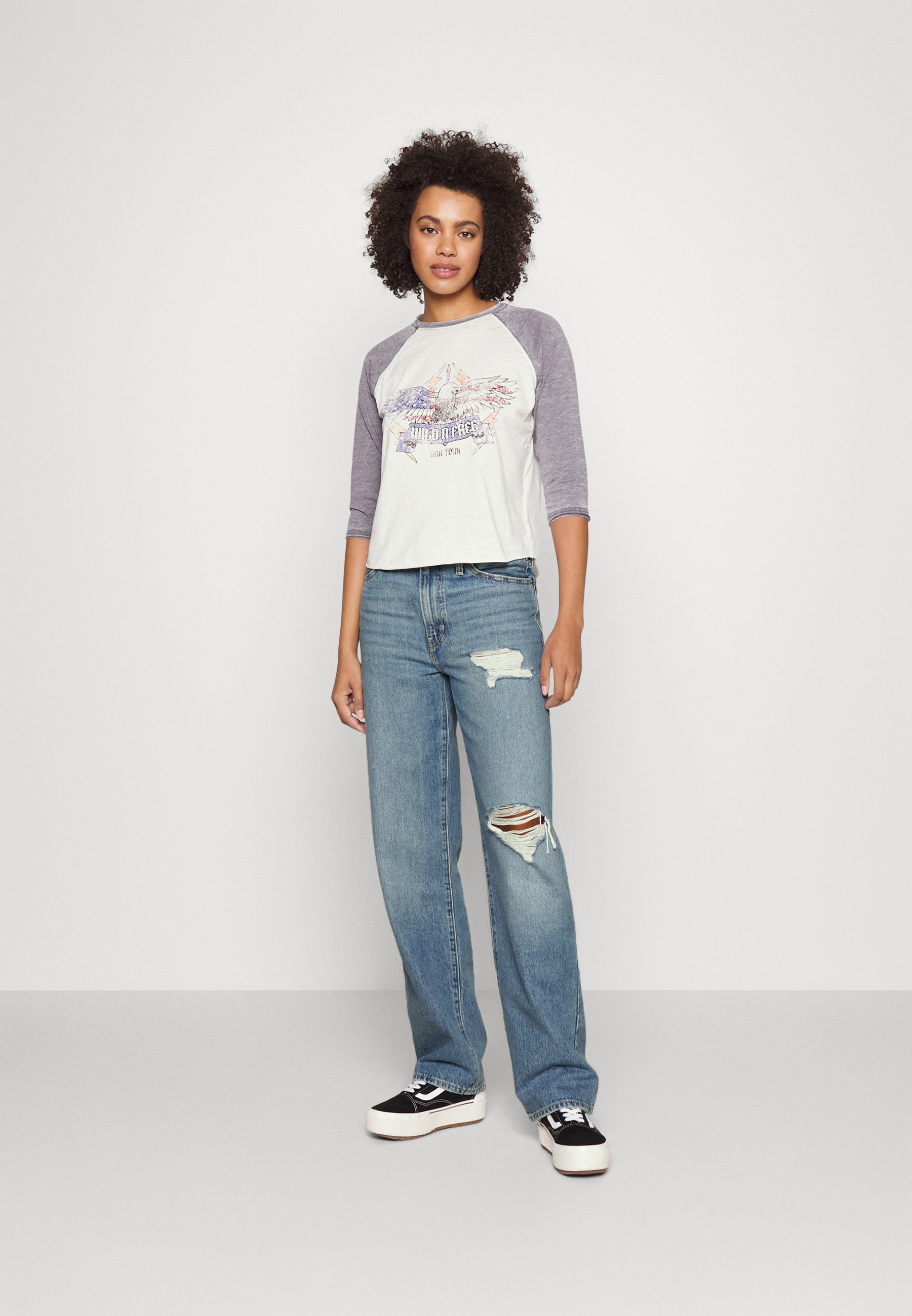 Levi's® '94 BAGGY - Relaxed fit jeans - blue/destroyed denim