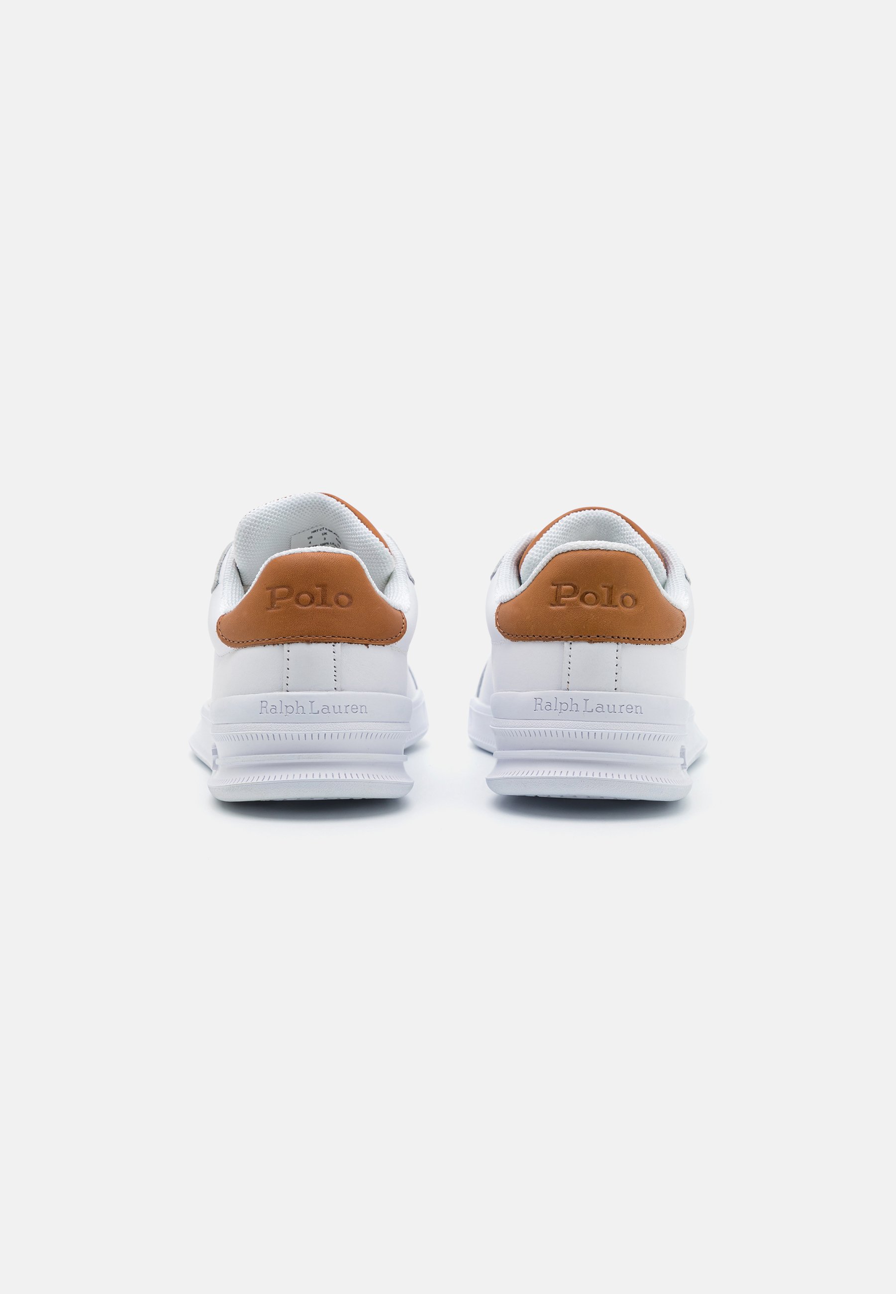 Polo Ralph Lauren LACE UNISEX - Trainers - white/tan/white