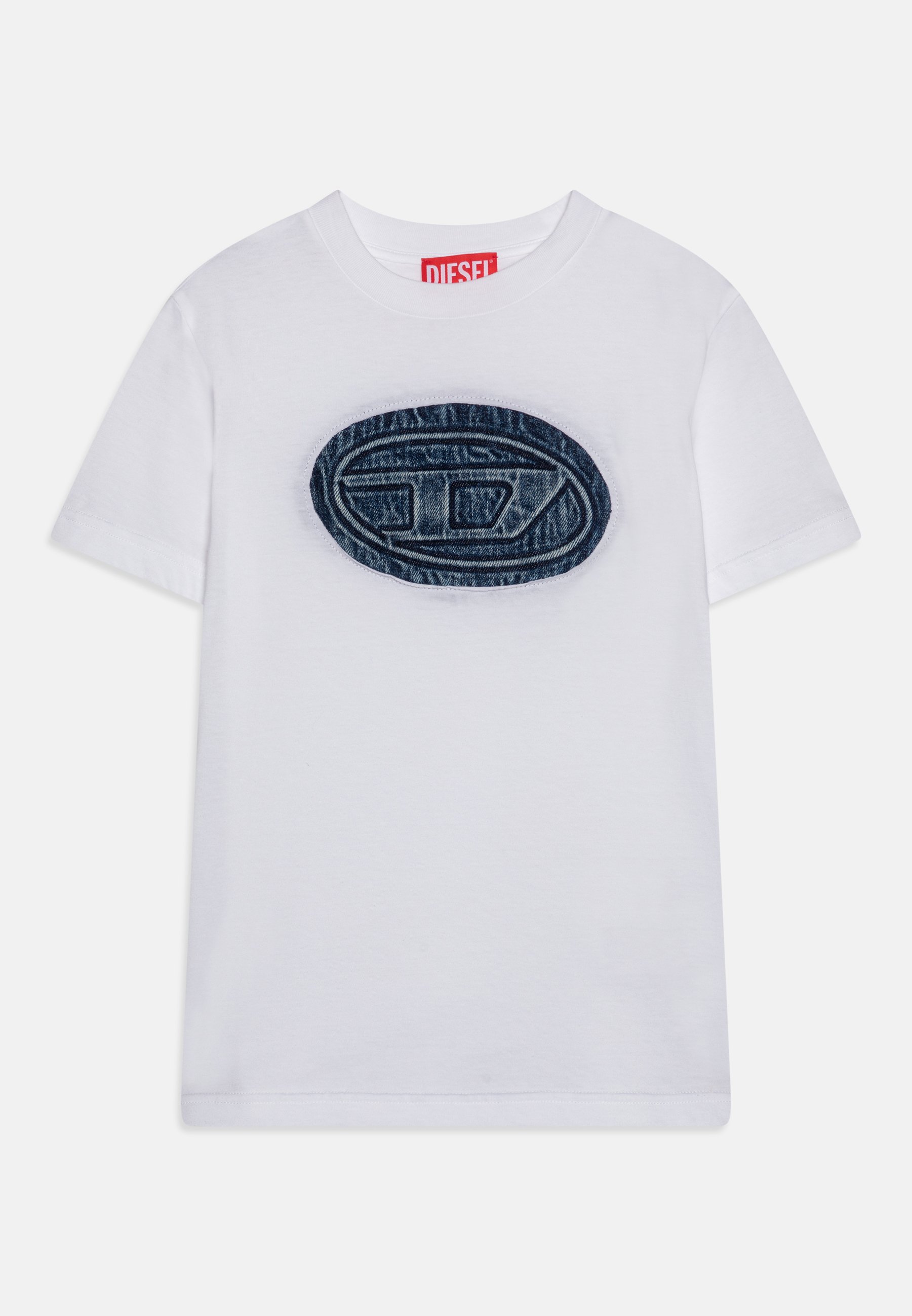 Diesel TLOGO UNISEX - Print T-shirt - bianco/white