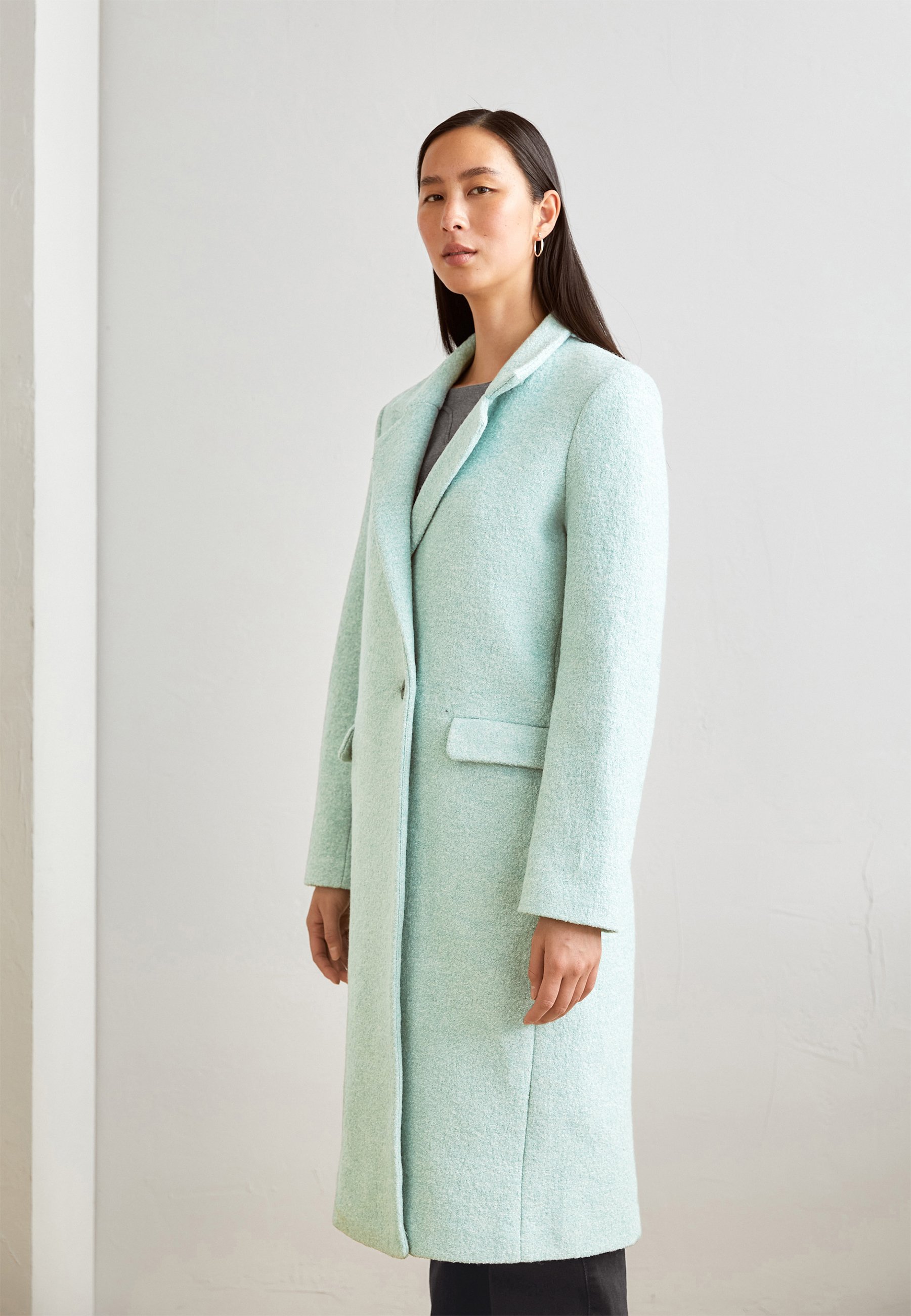 Scotch & Soda SINGLE BREASTED - Classic coat - light mint/mint