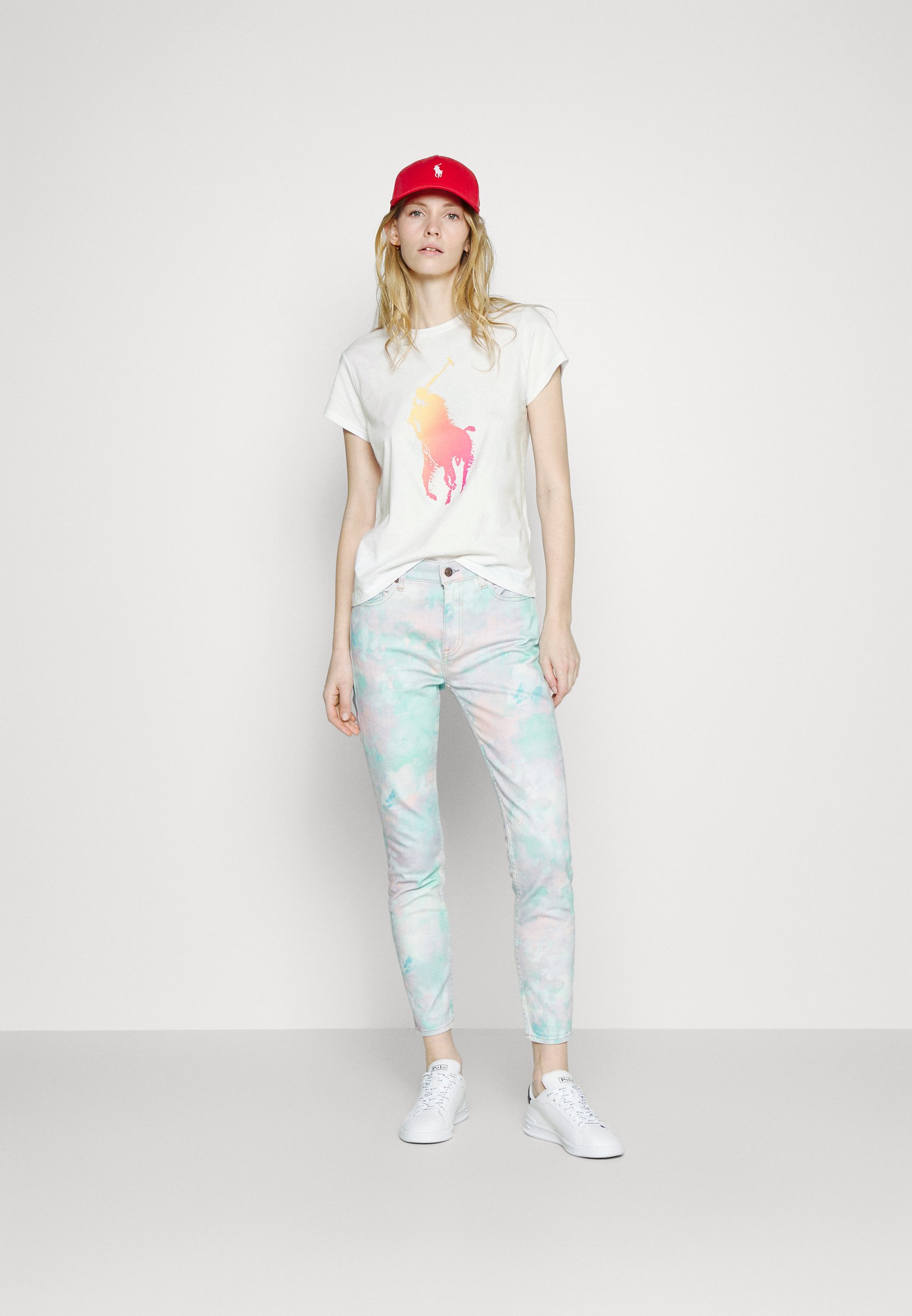 Polo Ralph Lauren CREWNECK TEE - Print T-shirt - white