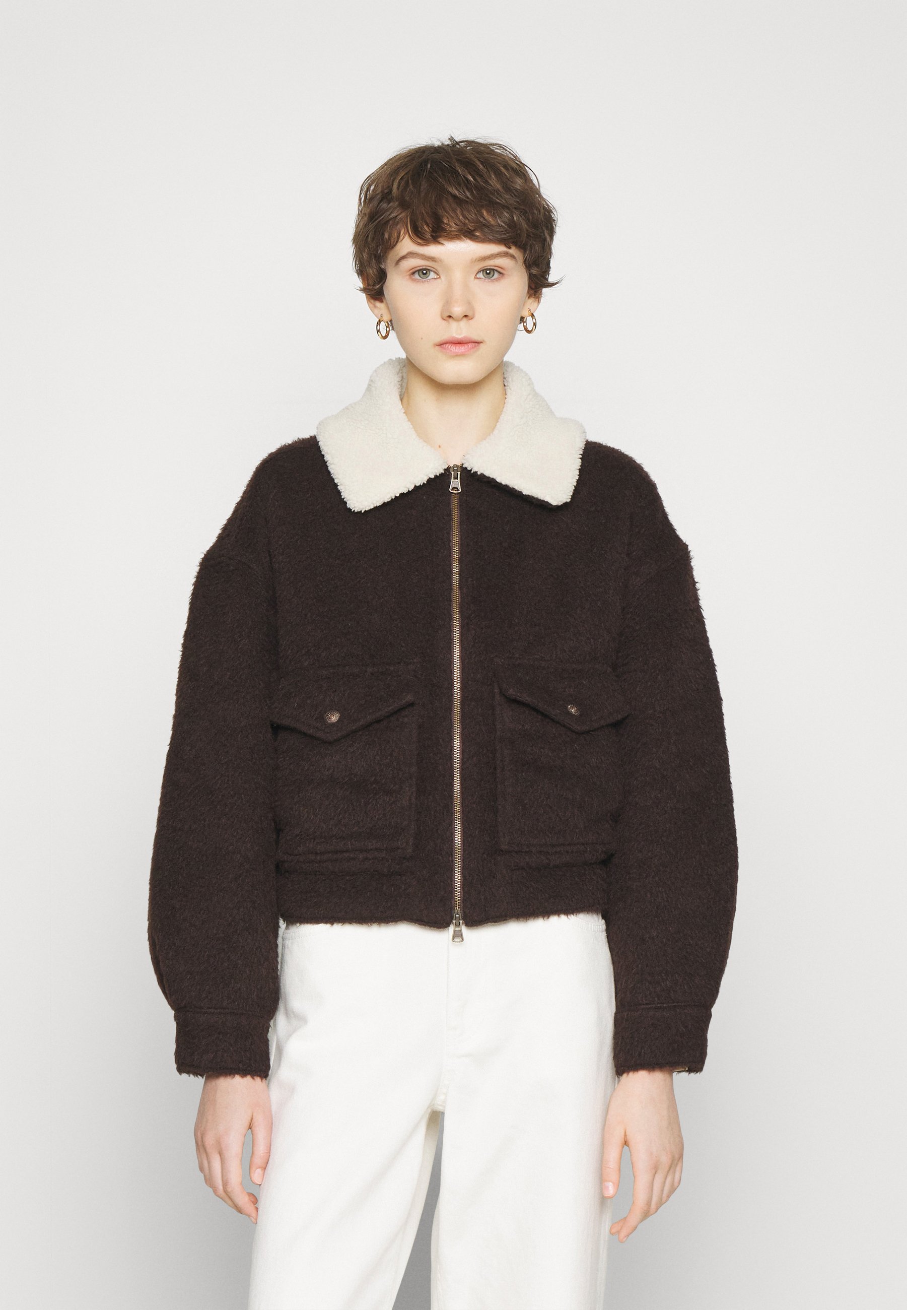 Levi's® BABY BUBBLE TRUCKER - Summer jacket - dark brown