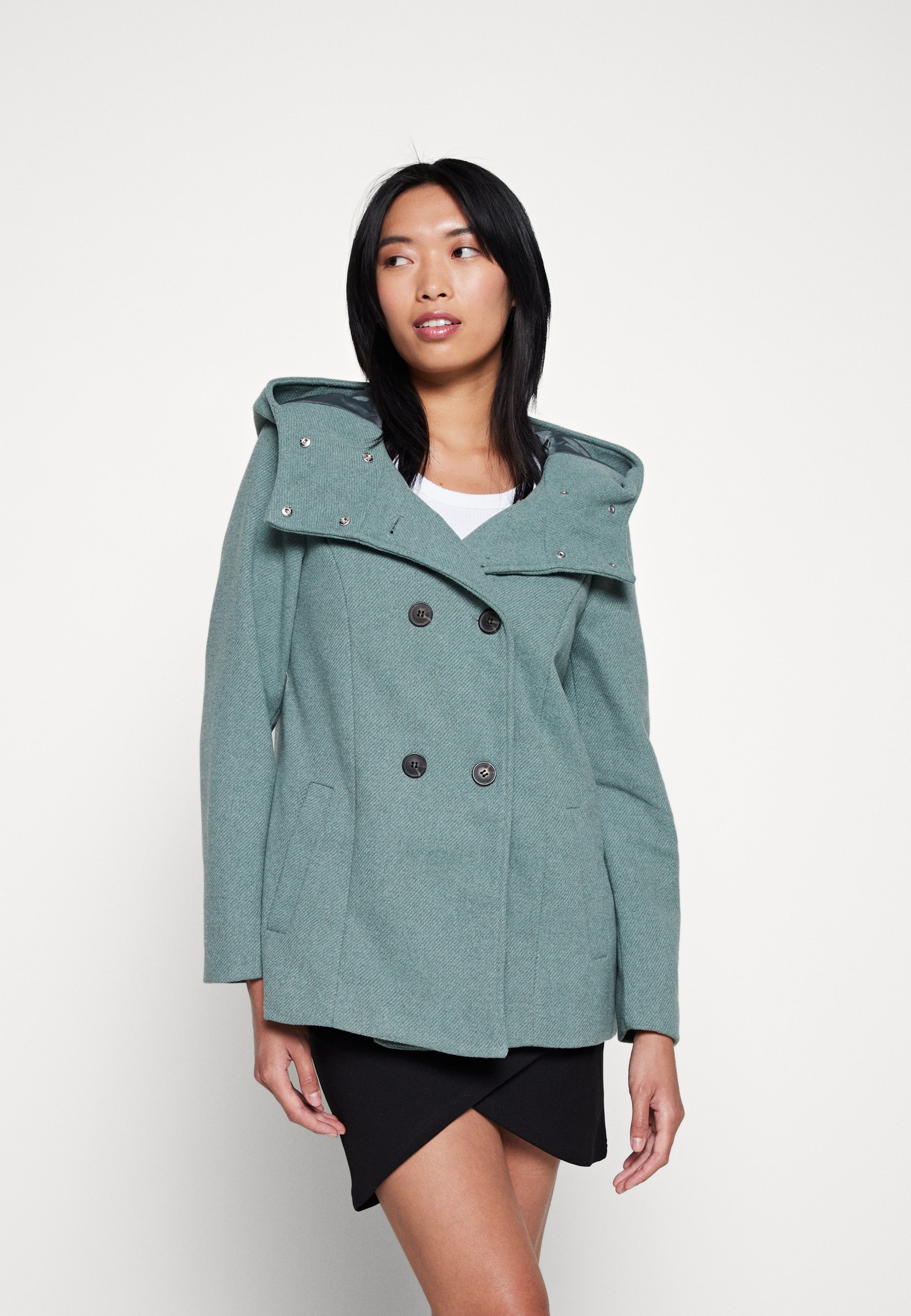 Vero Moda VMSHILA JACKET - Short coat - laurel wreath/light green