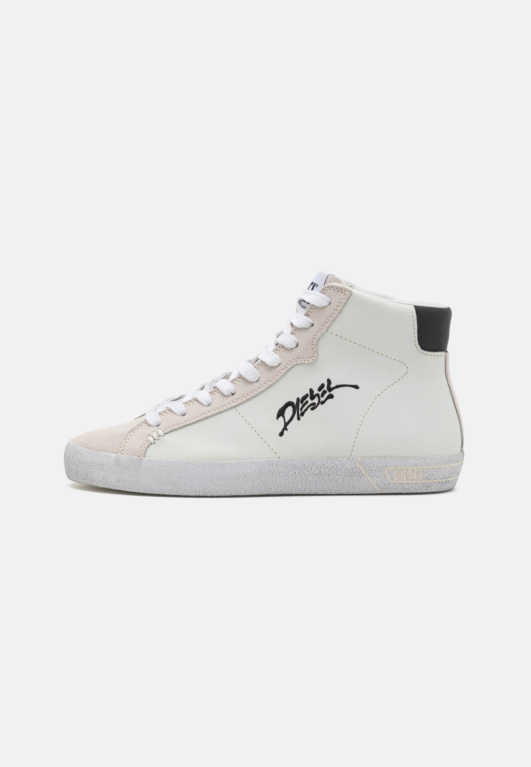 Diesel S-LEROJI MID - High-top trainers - white
