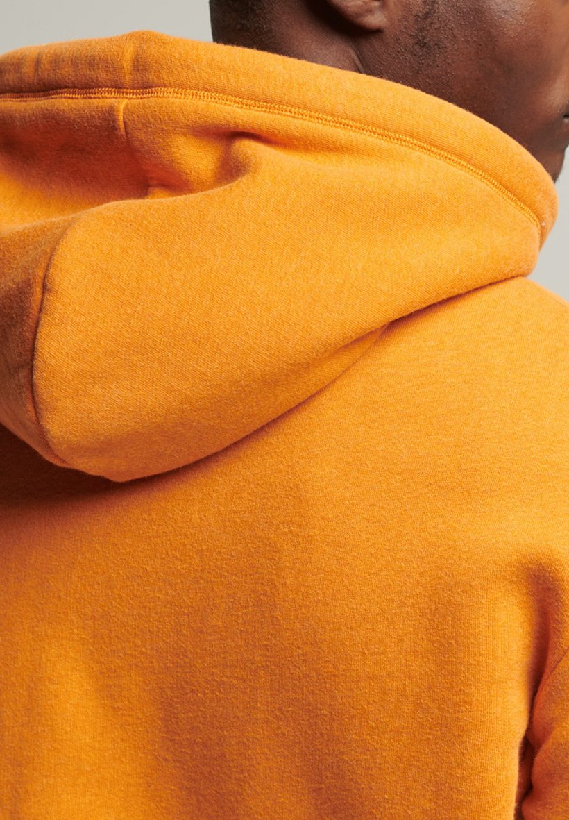 Superdry Zip-up sweatshirt - thrift gold marl/gold-coloured
